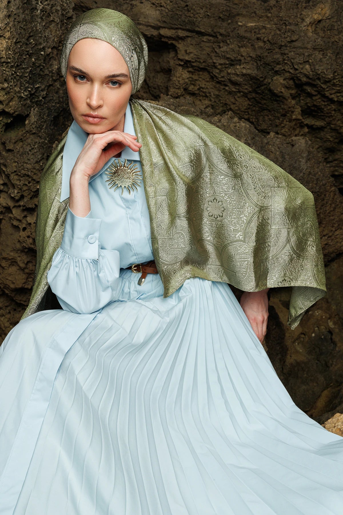 Vera Desen Shine Line Şal