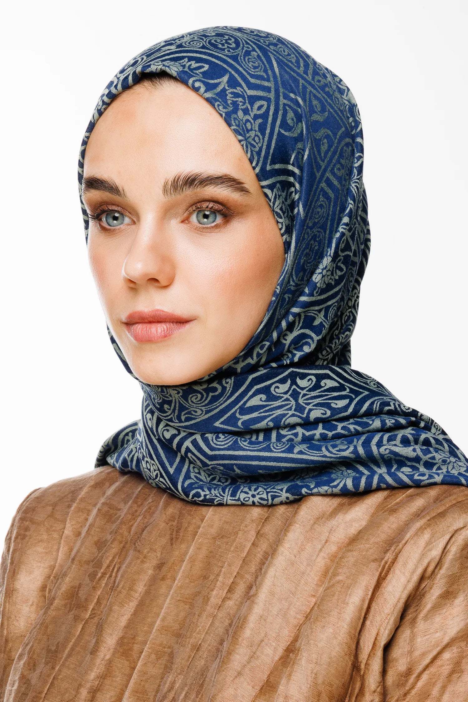 Morocco Desen Çift Taraflı Şal