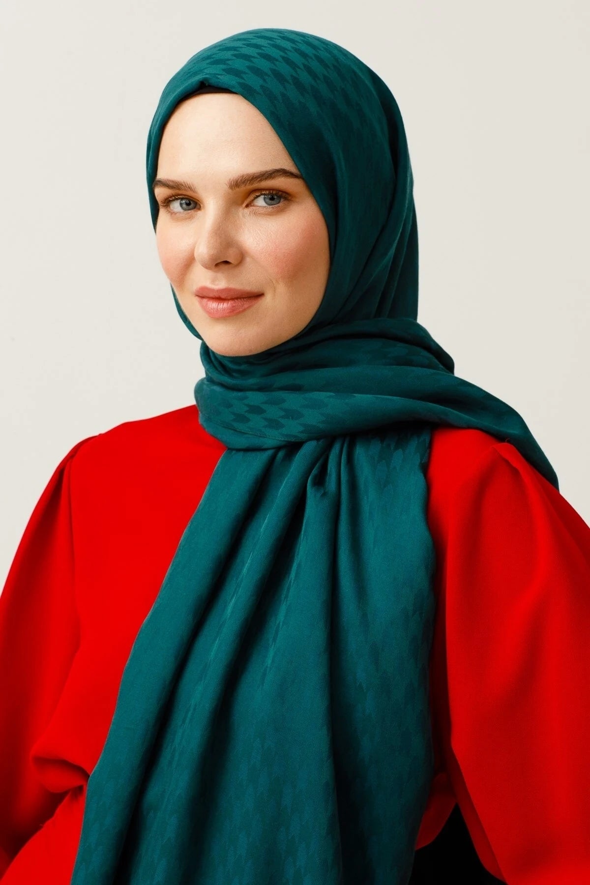 Kırlangıç Desen Pamuk Jakar Şal