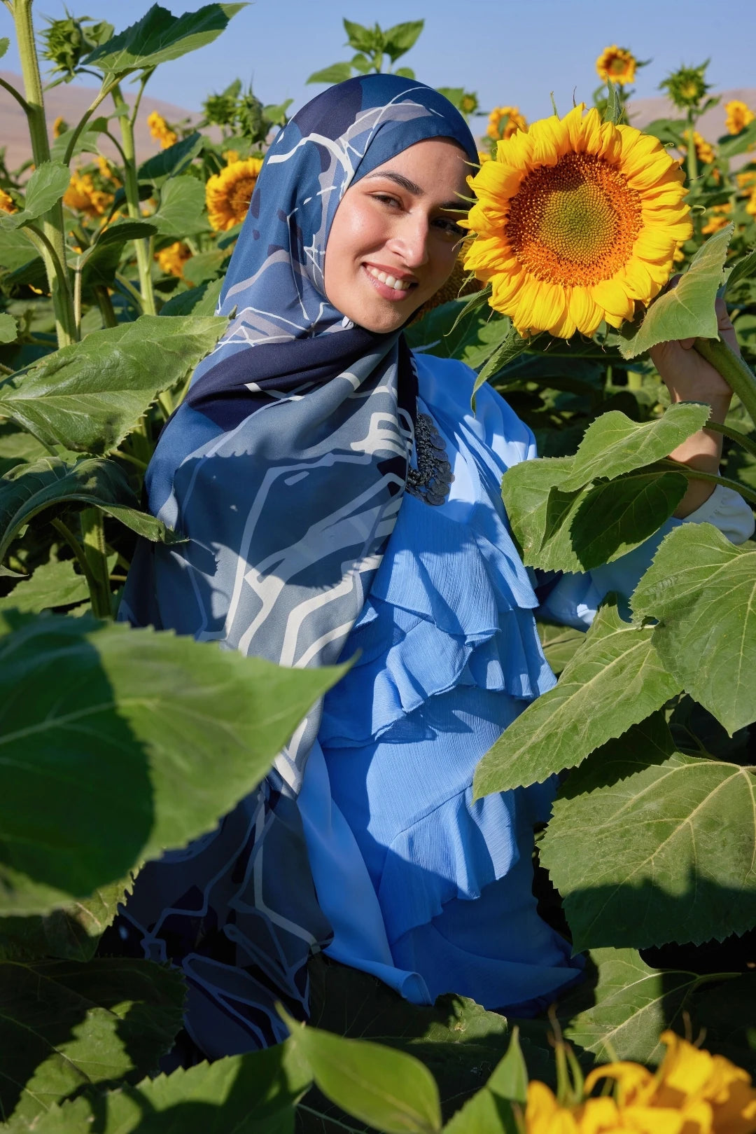 Turna Desen Sakura İpek Şal