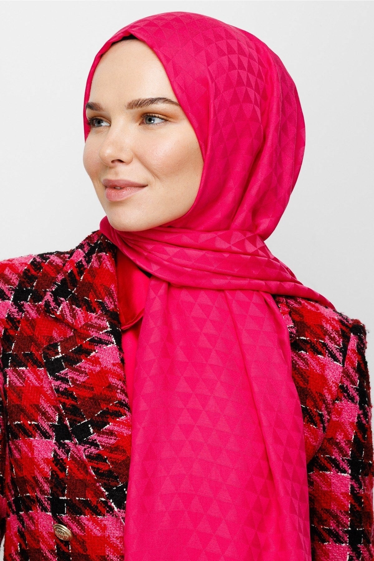 Prizma Desen Pamuk Jakar Şal