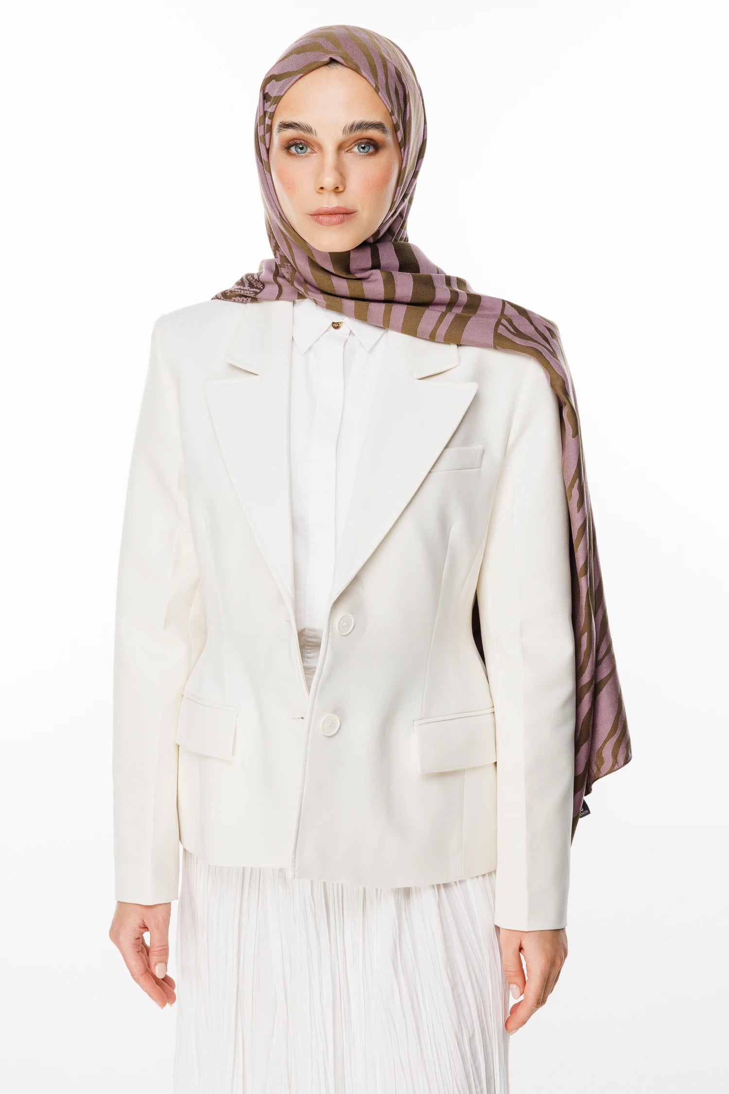 Riad Desen Çift Taraflı Şal