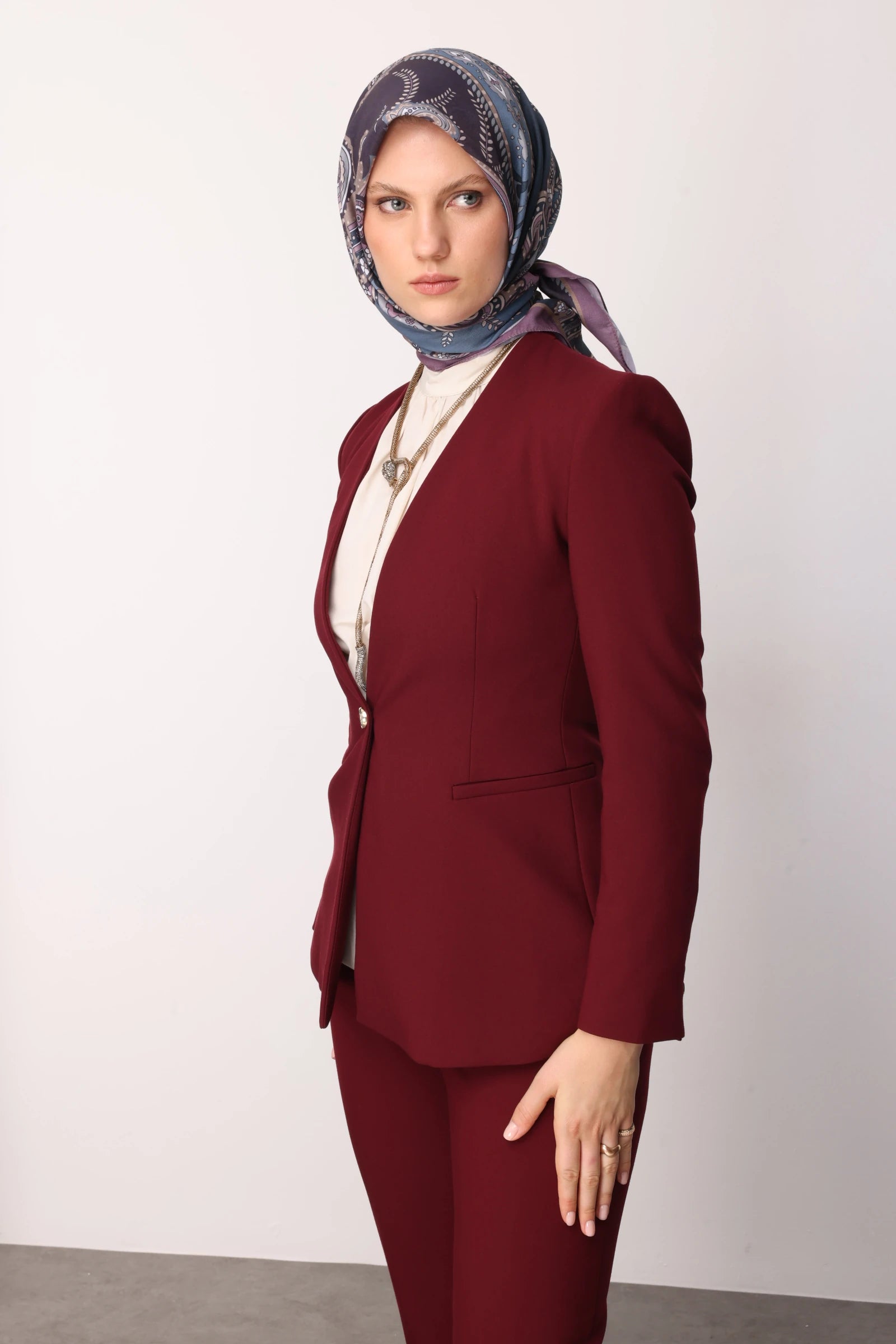 Virel Desen Pamuk Eşarp