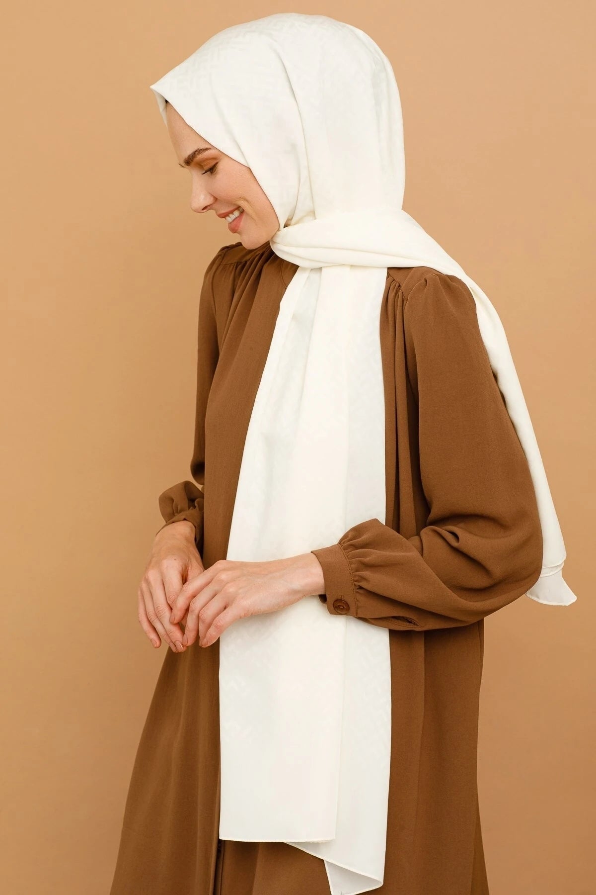 Z Desen İpeksi Jakar Şal