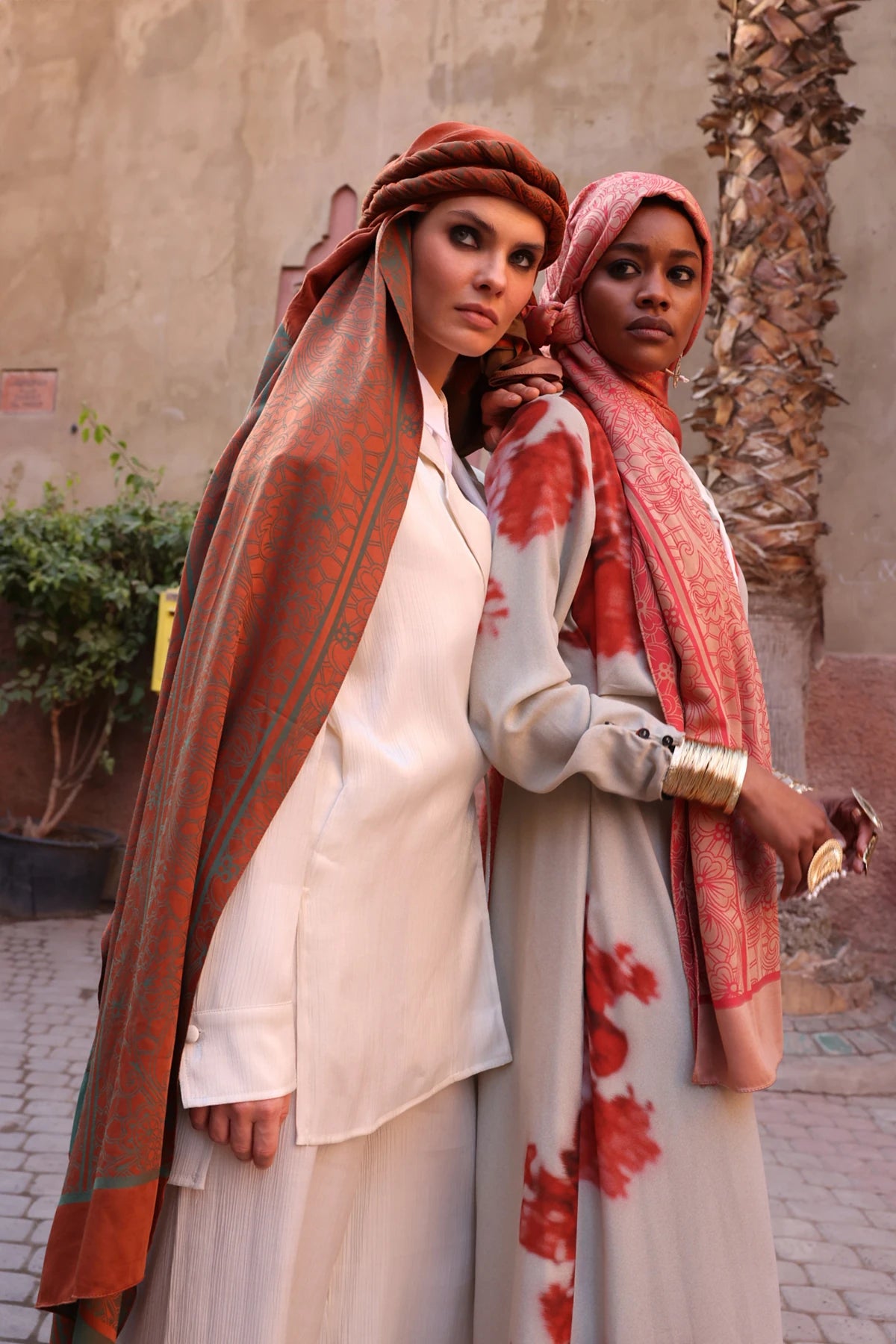 Lavin Desen Çift Taraflı Şal