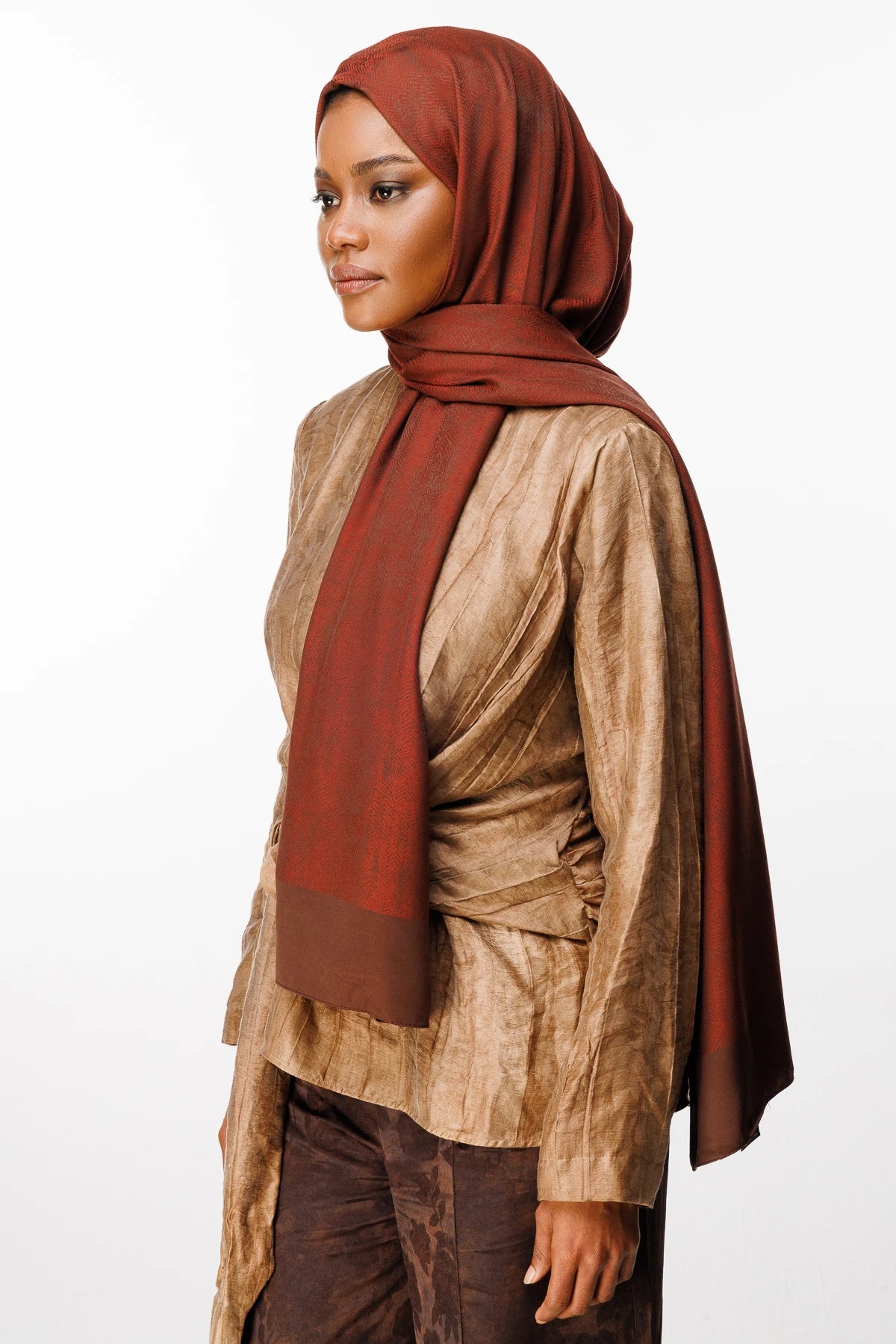 Sahra Desen Çift Taraflı Şal