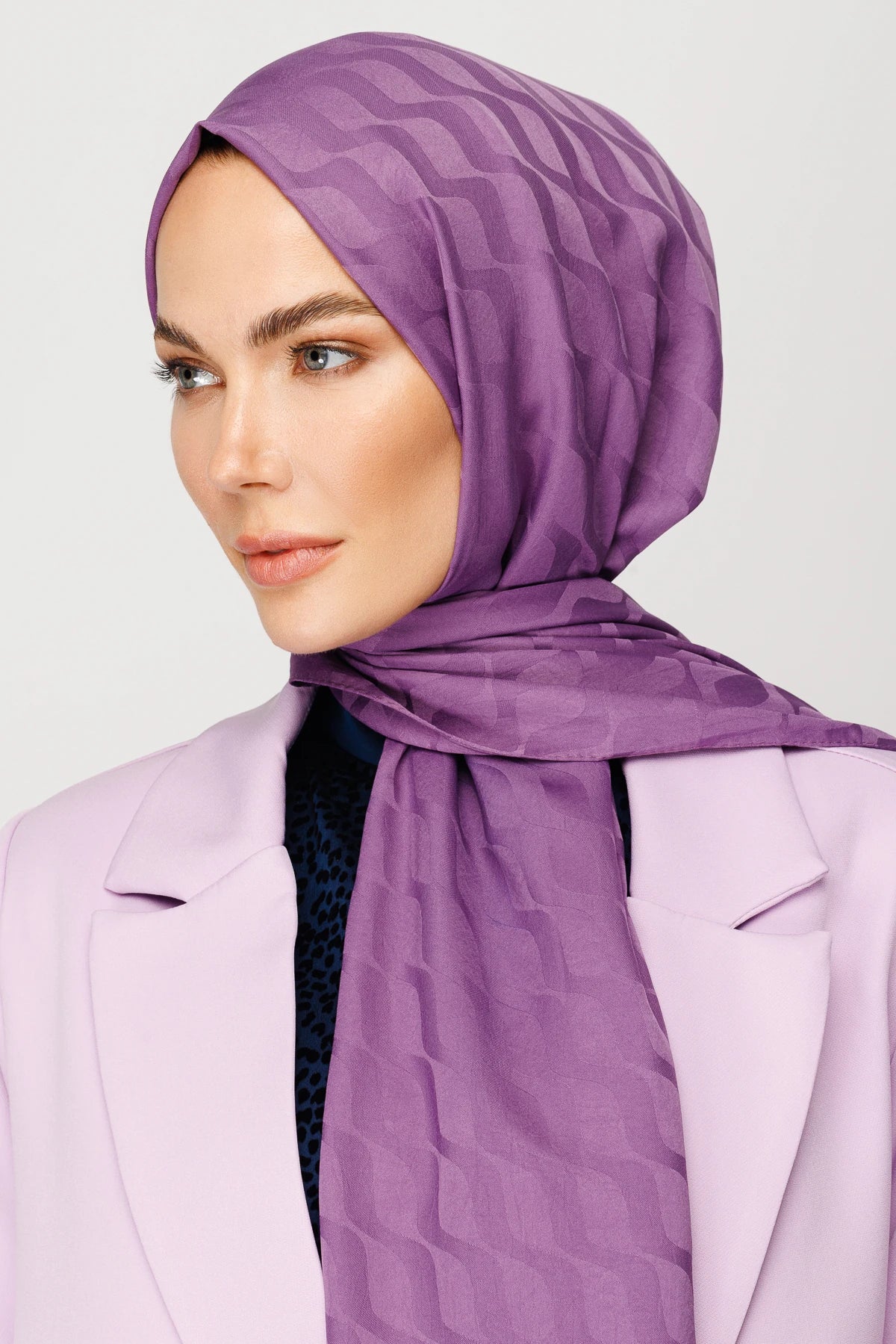 Dalga Desen İpeksi Jakar Şal