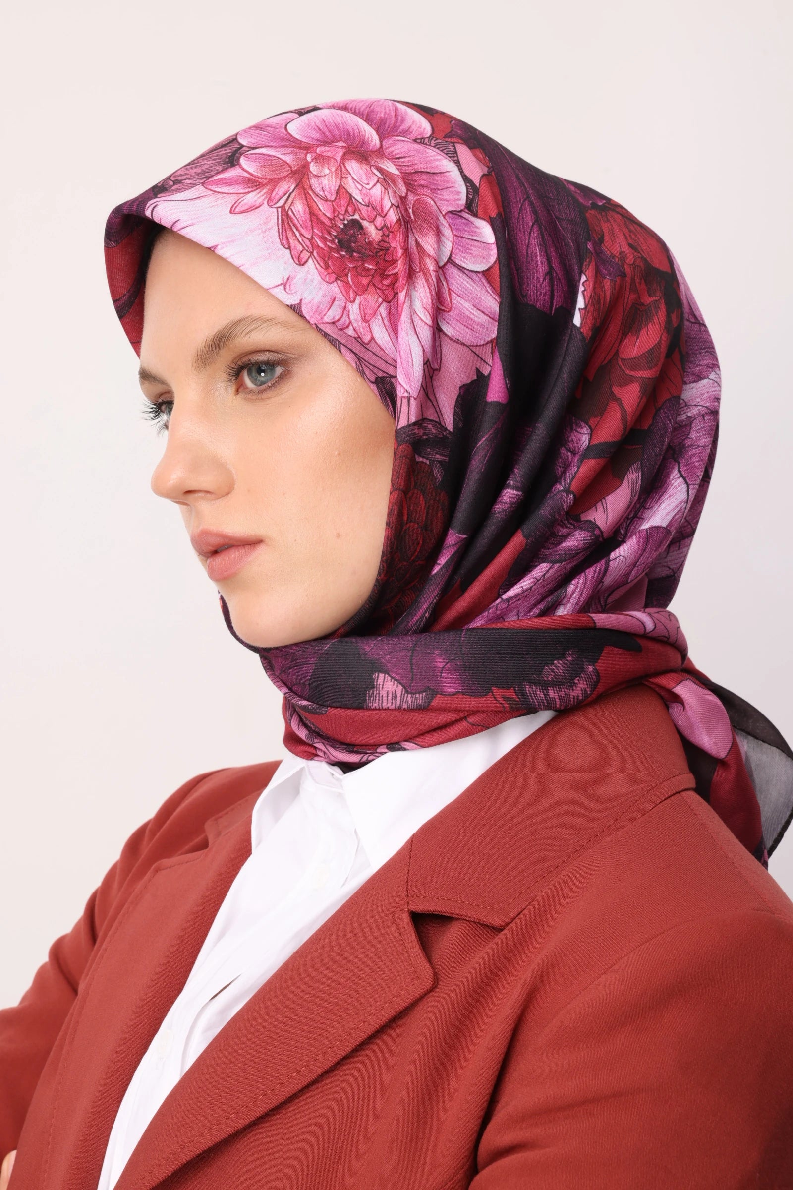 Floren Desen Pamuk Eşarp