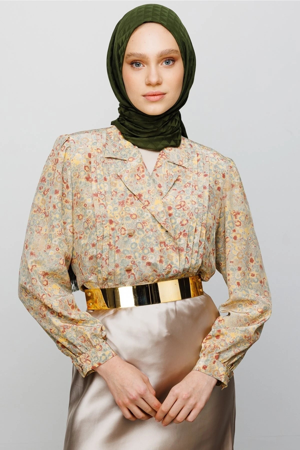 Prizma Desen Pamuk Jakar Şal