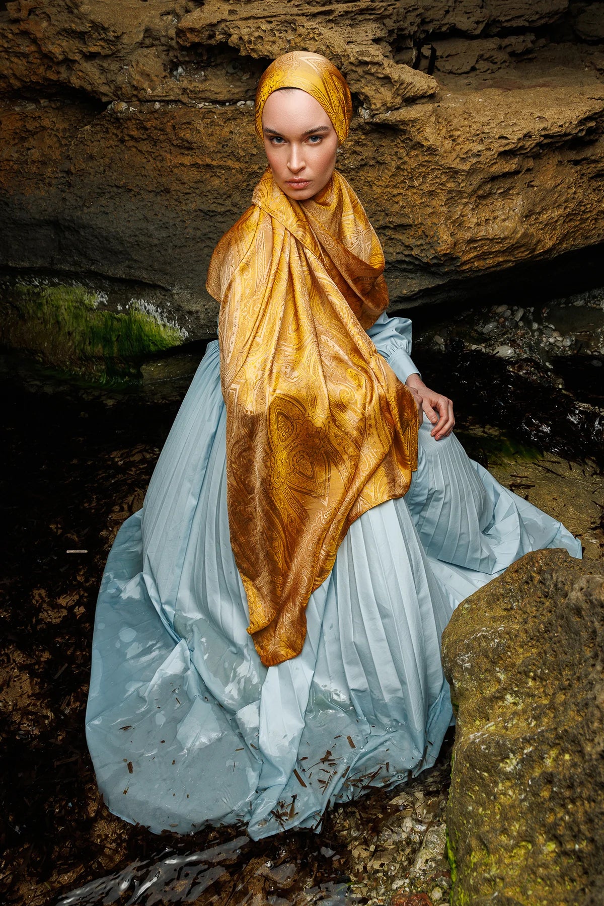 Liva Desen Shine Line Şal