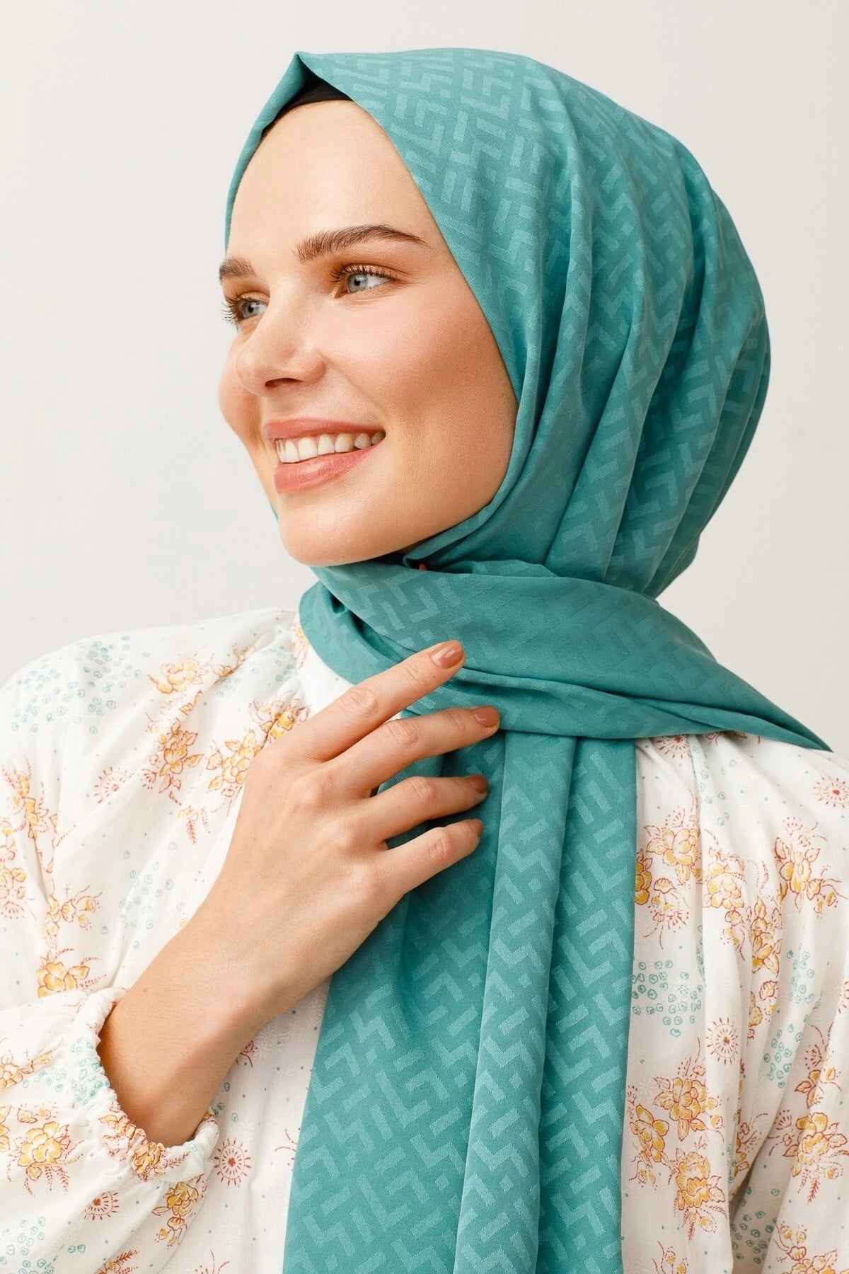 Z Desen İpeksi Jakar Şal