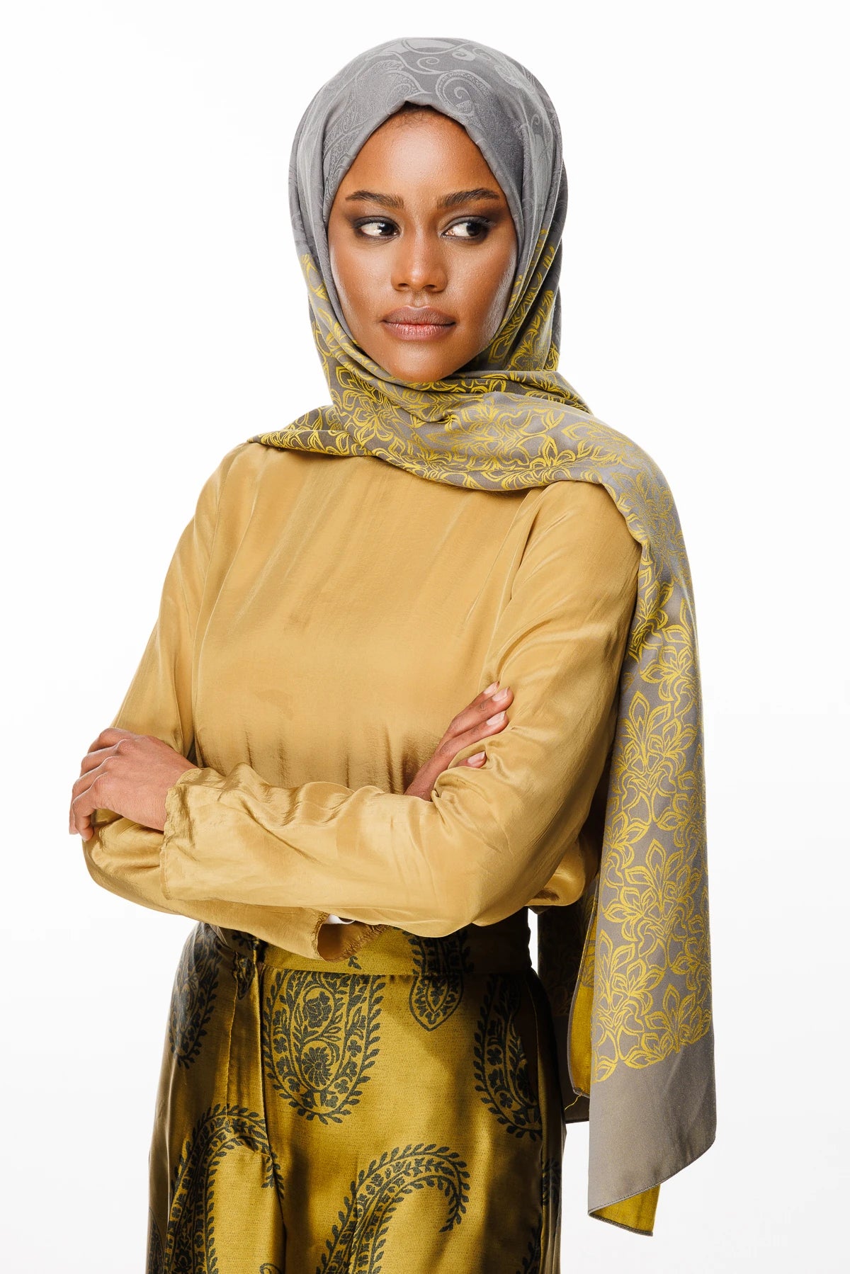 Nora Desen Çift Taraflı Şal