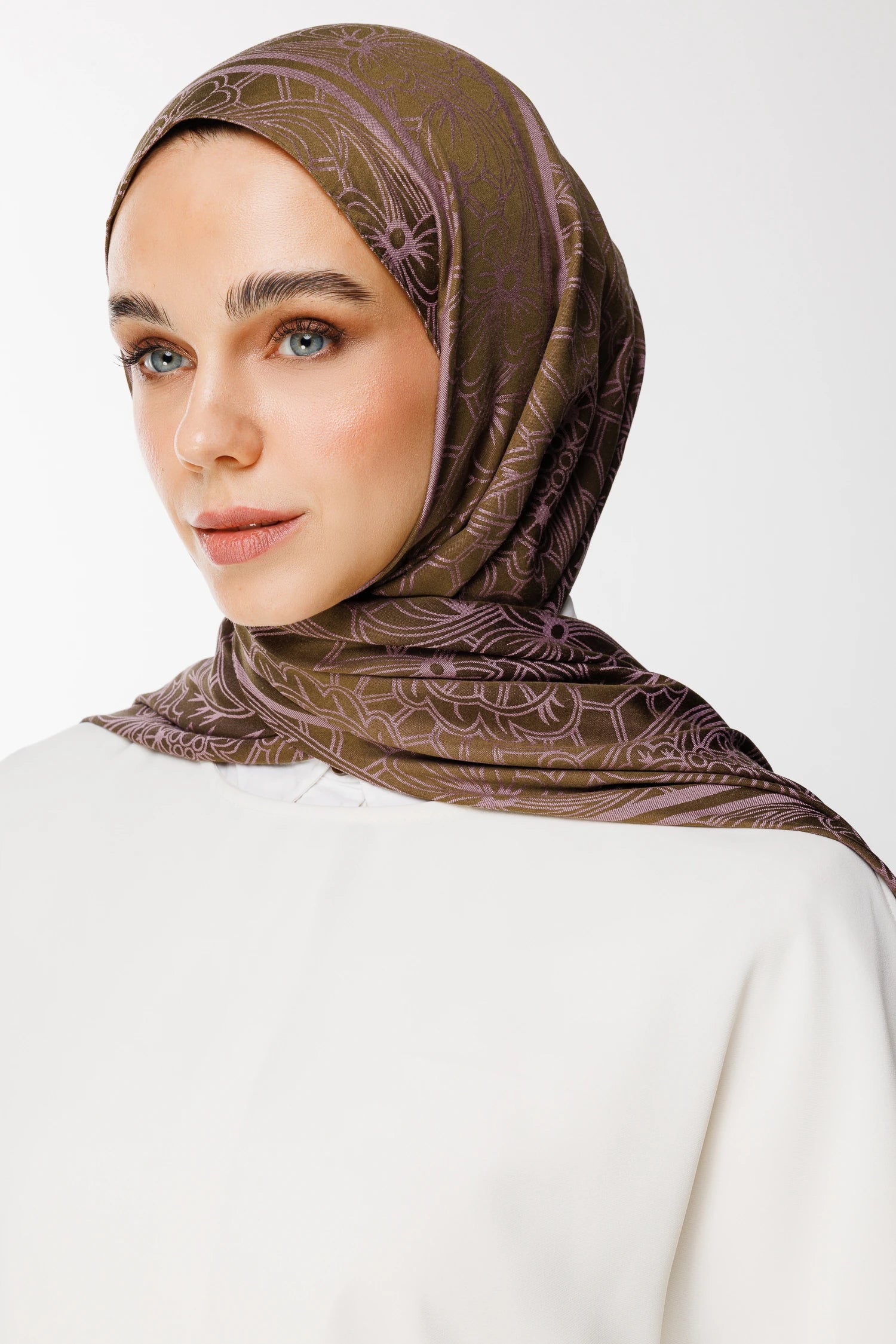 Lavin Desen Çift Taraflı Şal