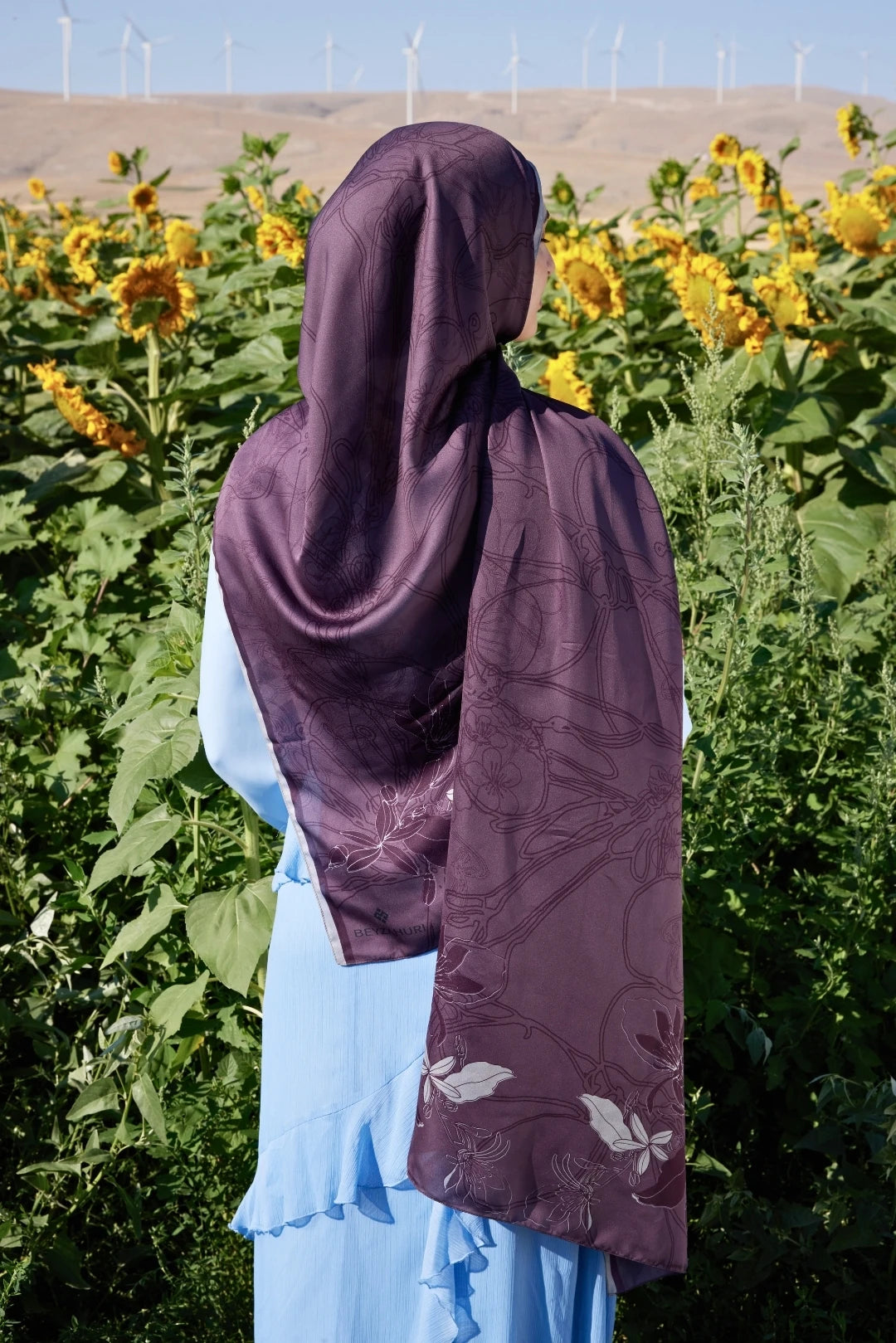 Yekta Desen Sakura İpek Şal