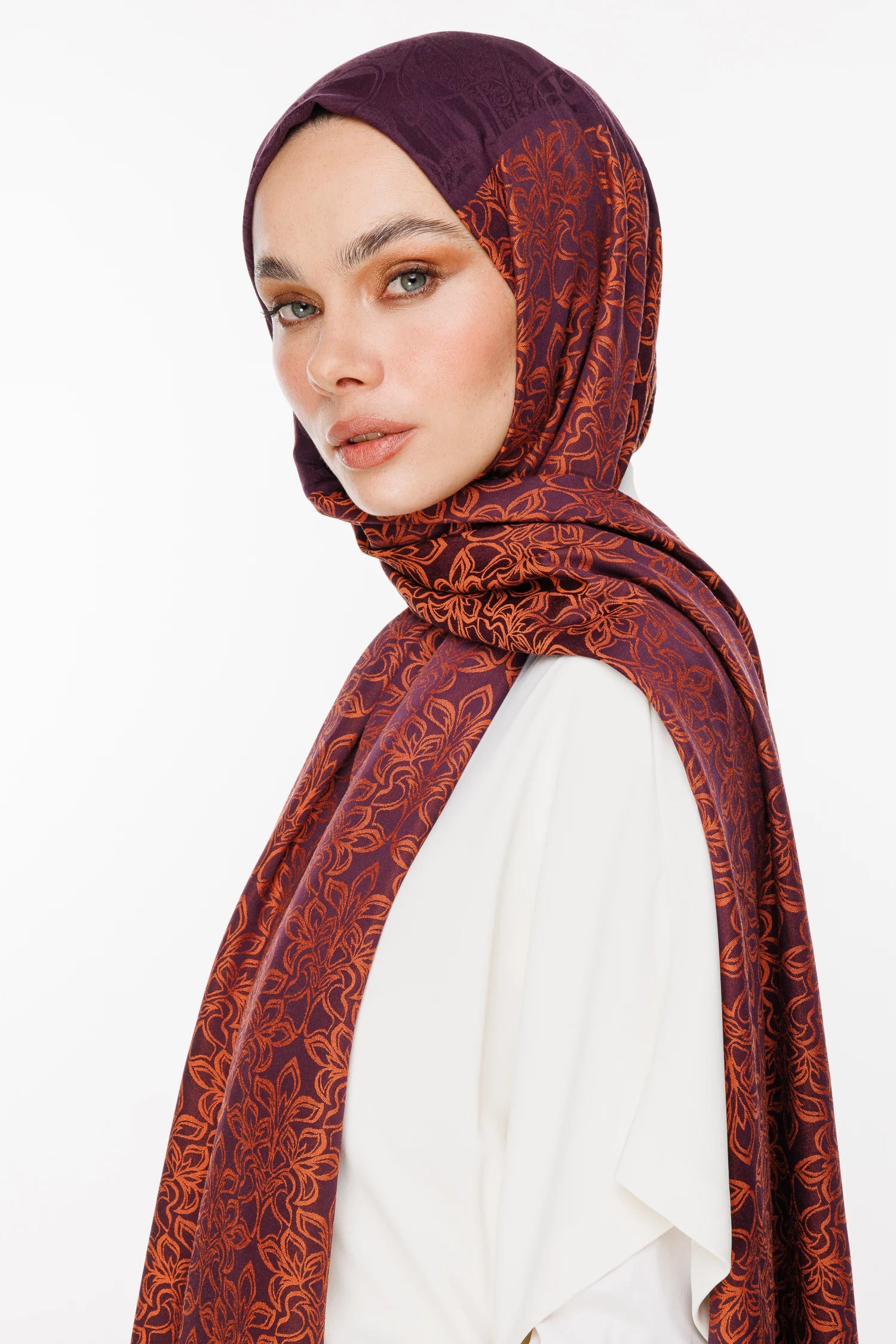 Nora Desen Çift Taraflı Şal