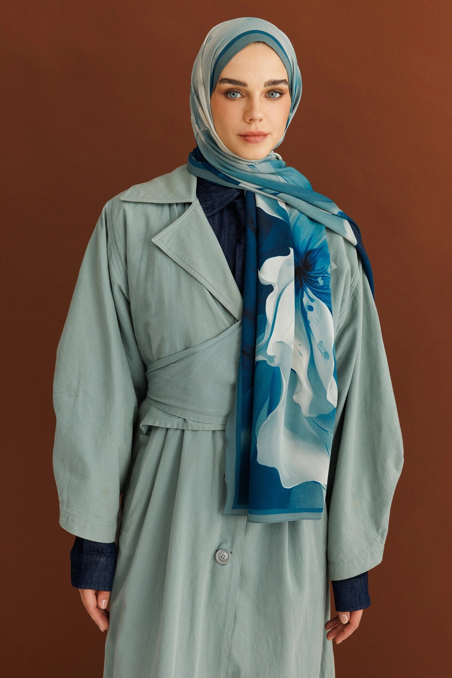 Pure Desen Hebei İpek Şal