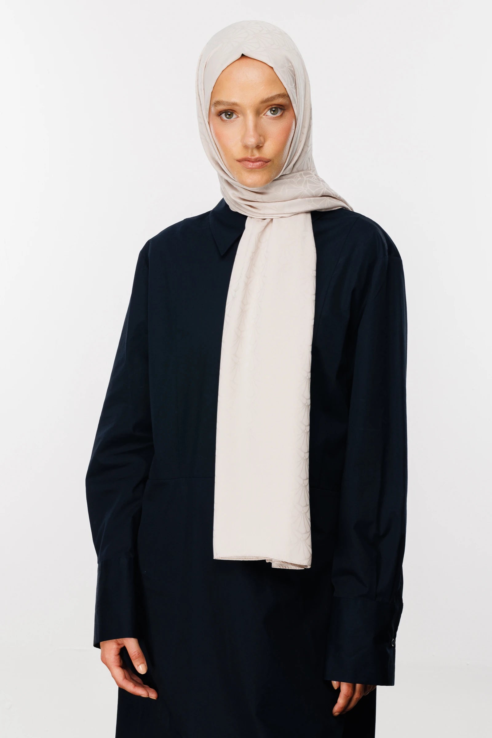 Lotus Desen İpeksi Jakar Şal