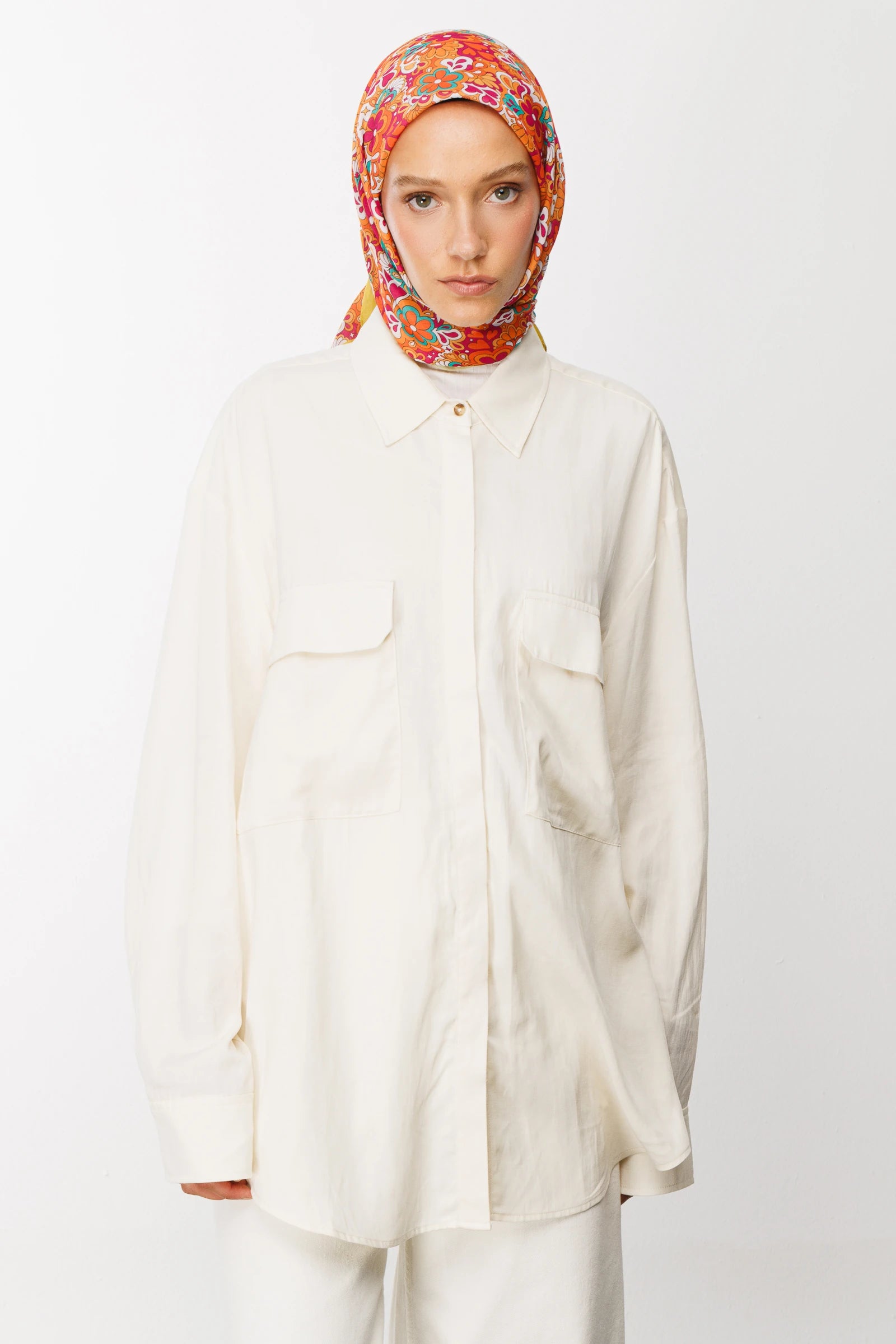 Daisy Desen Dijital Soft Eşarp