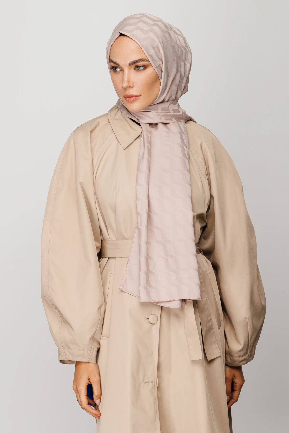 Dalga Desen İpeksi Jakar Şal