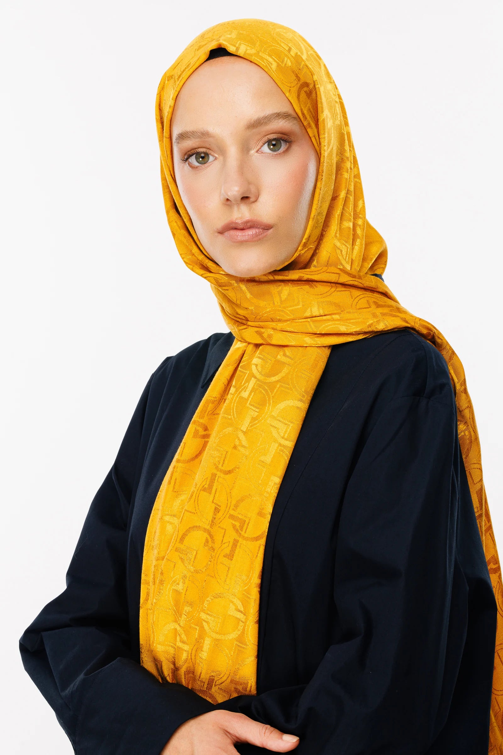 Longar Desen Parlak Jakar Şal