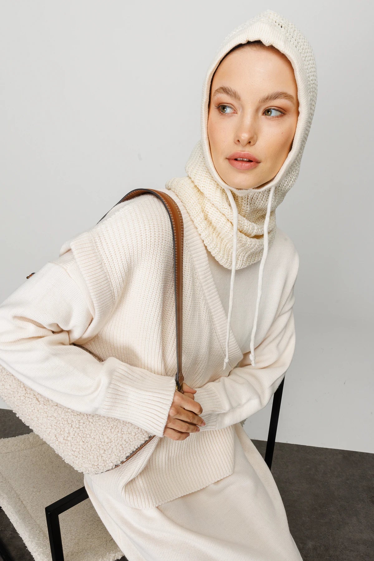 Balaclava Triko Başlık