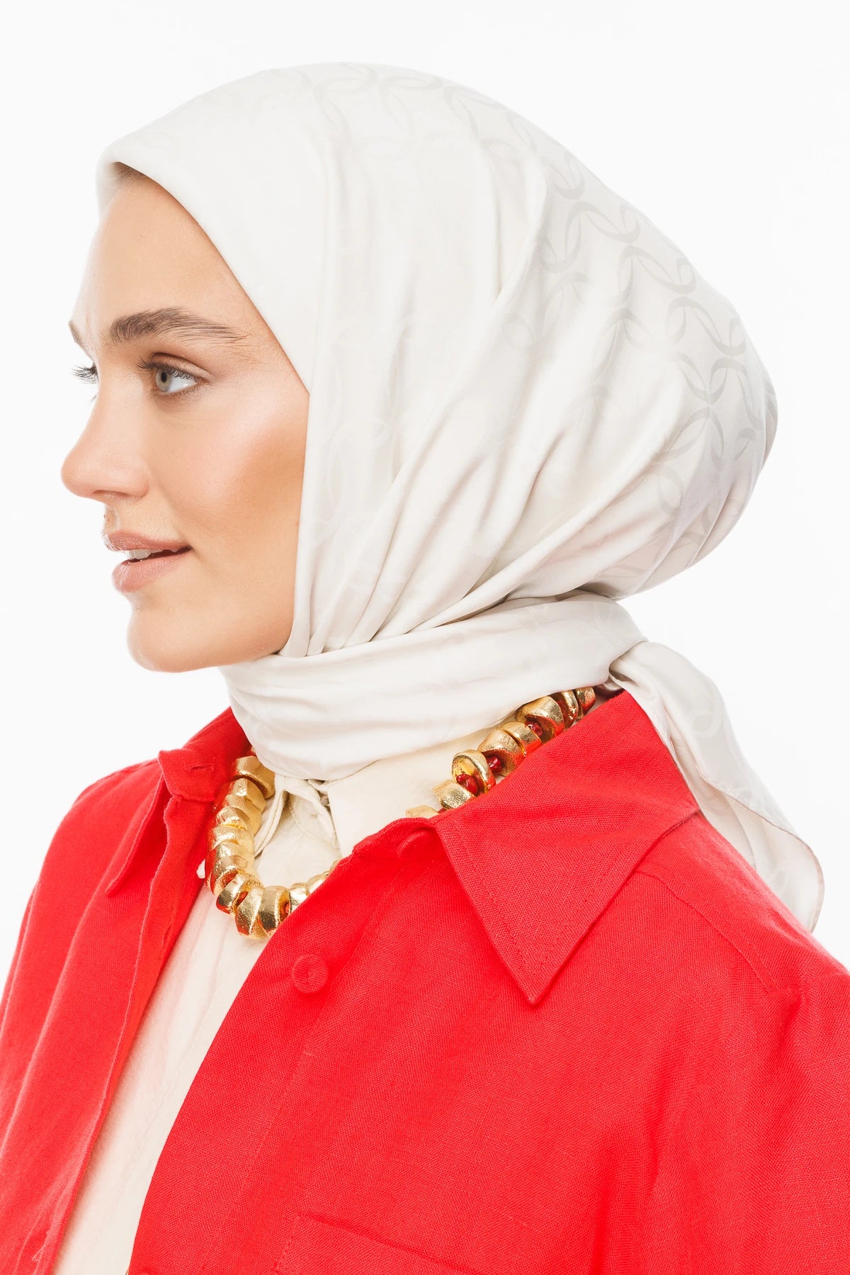 London Desen İpeksi Jakar Eşarp