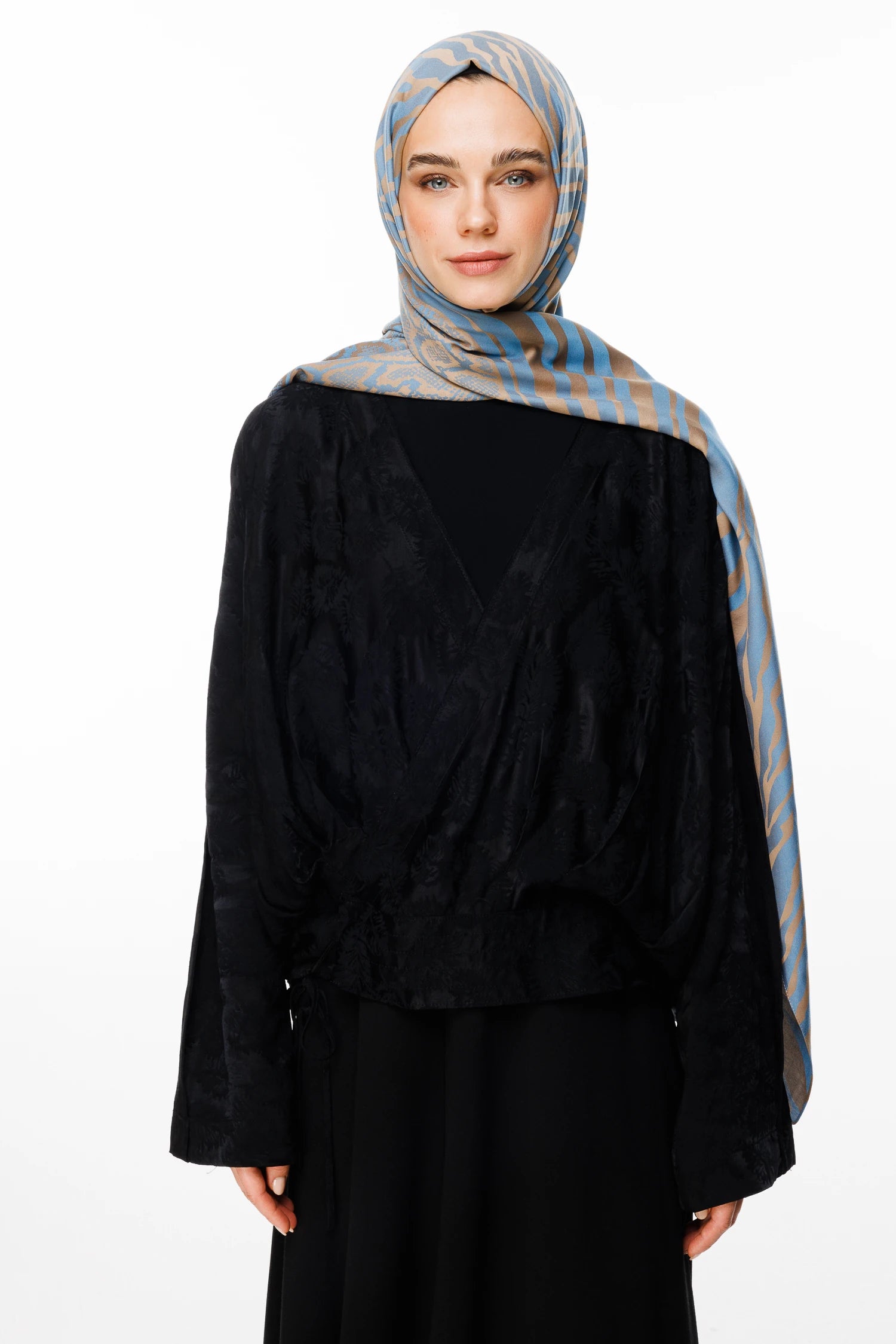 Riad Desen Çift Taraflı Şal