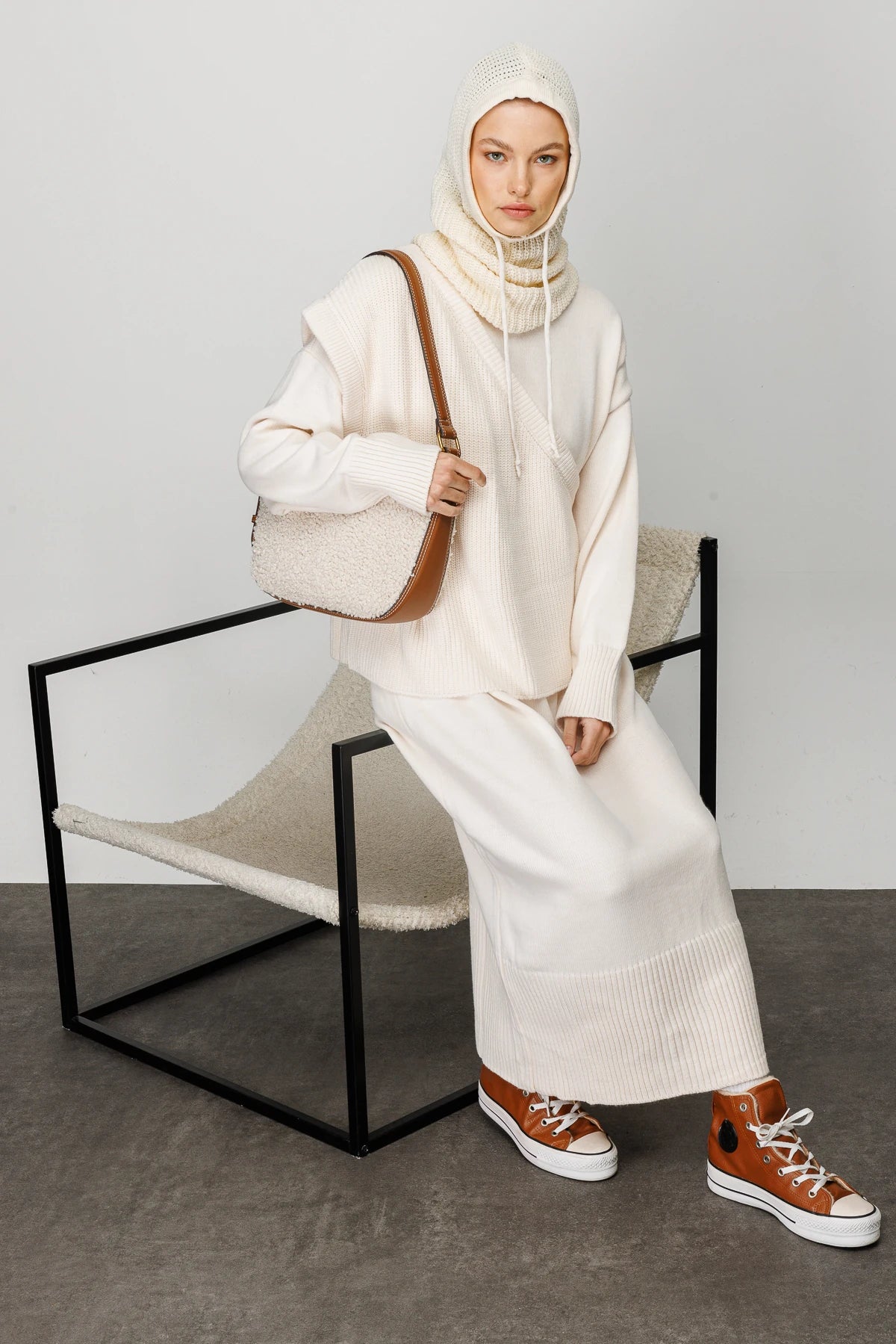 Balaclava Triko Başlık