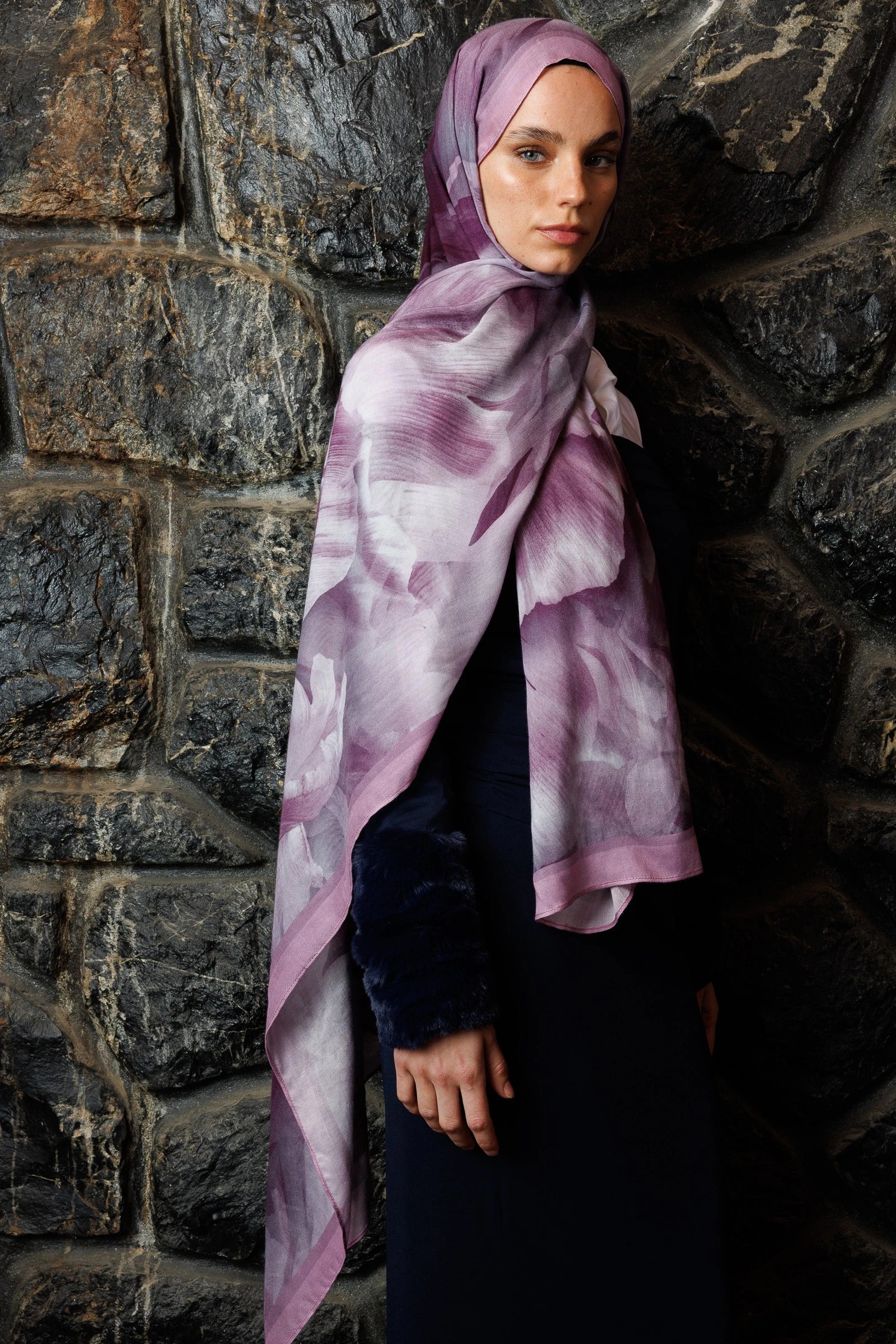 Fleur Desen Rami Şal