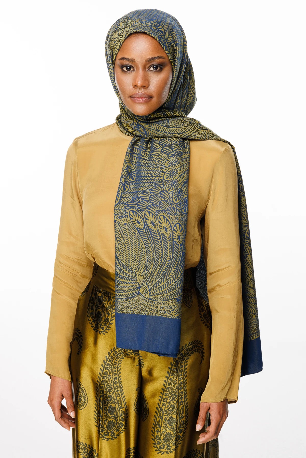 Mayra Desen Çift Taraflı Şal