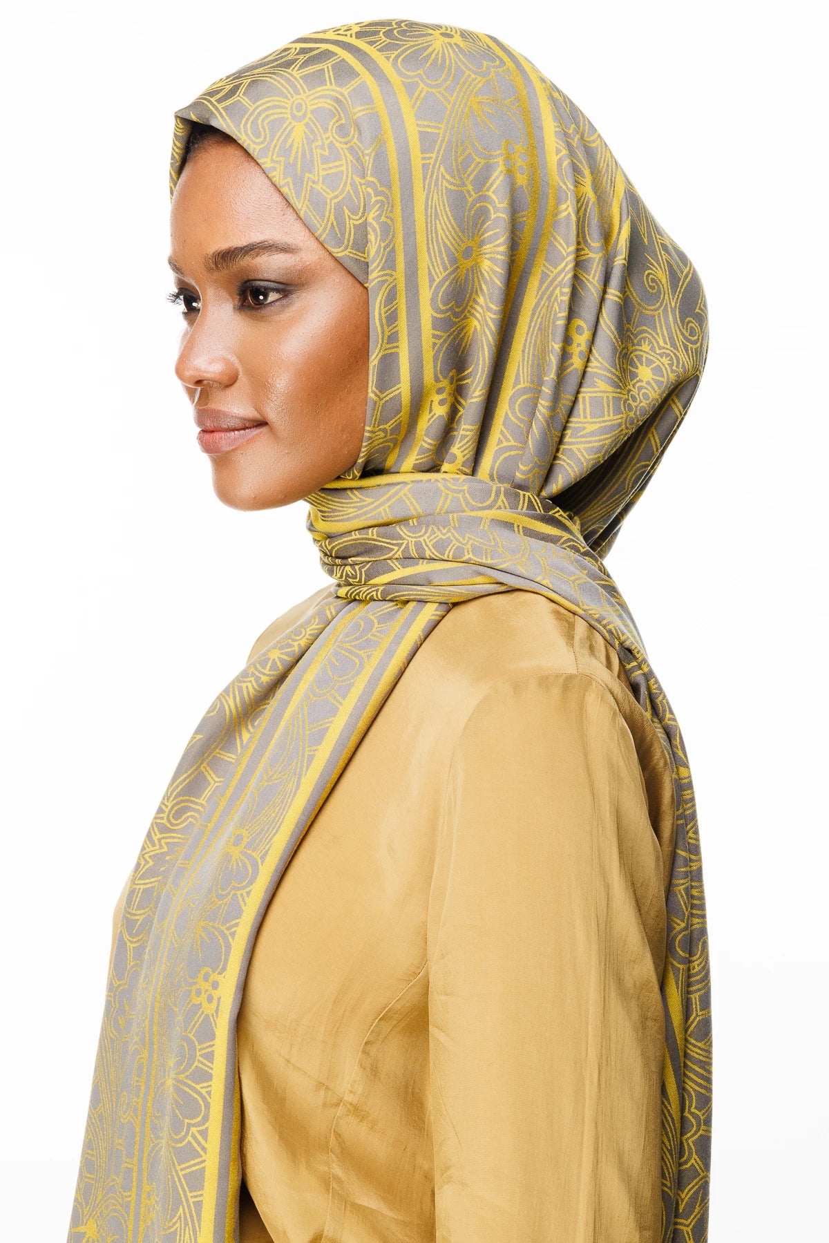 Lavin Desen Çift Taraflı Şal