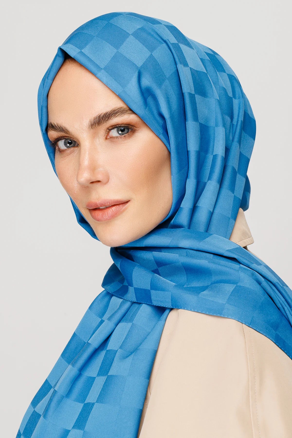 Dama Desen İpeksi Jakar Şal