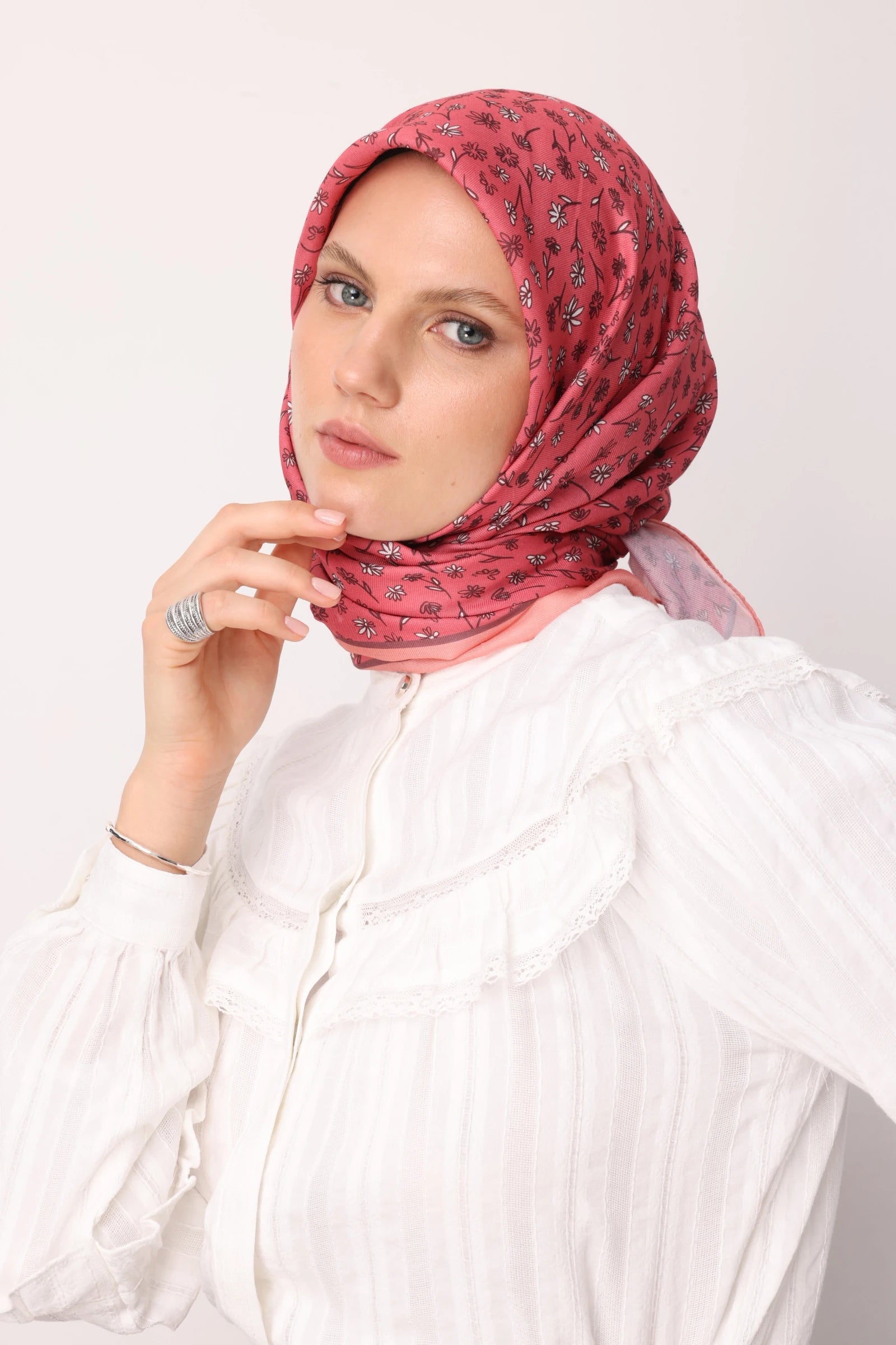 Minor Desen Pamuk Eşarp