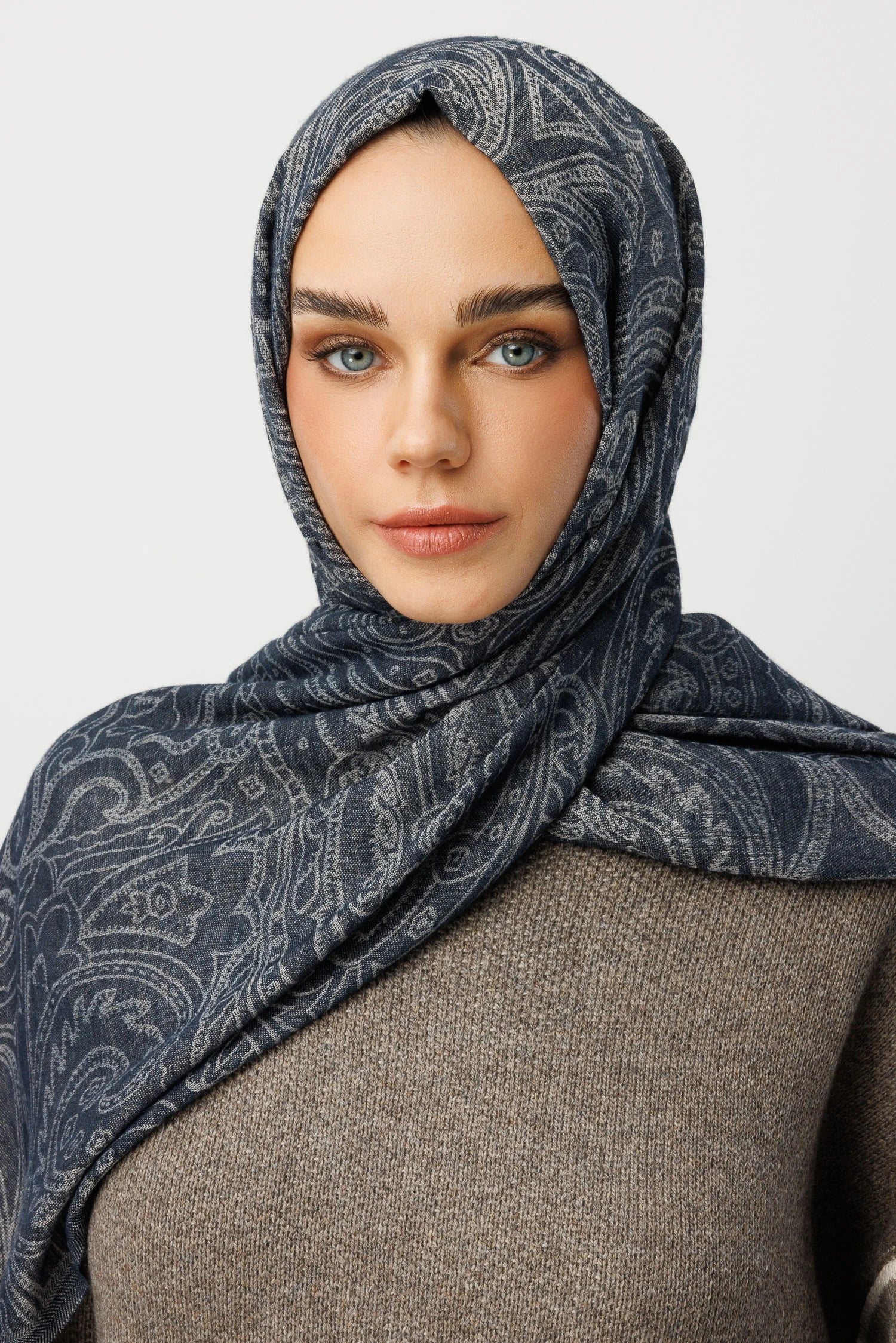 Rumi Desen Yün Kaşmir Şal