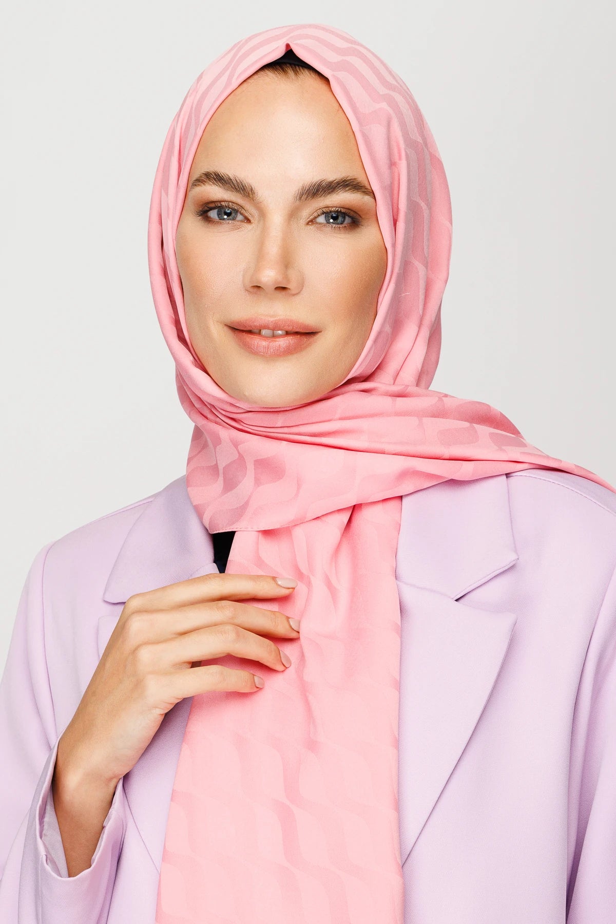 Dalga Desen İpeksi Jakar Şal