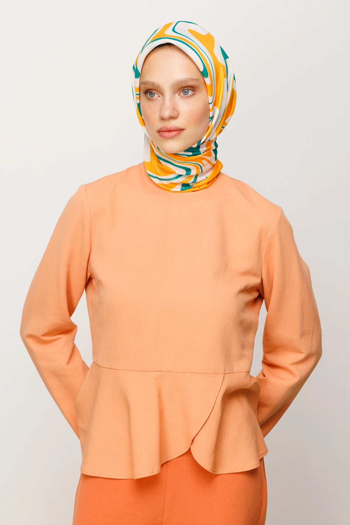 Mira Desen Dijital Soft Eşarp