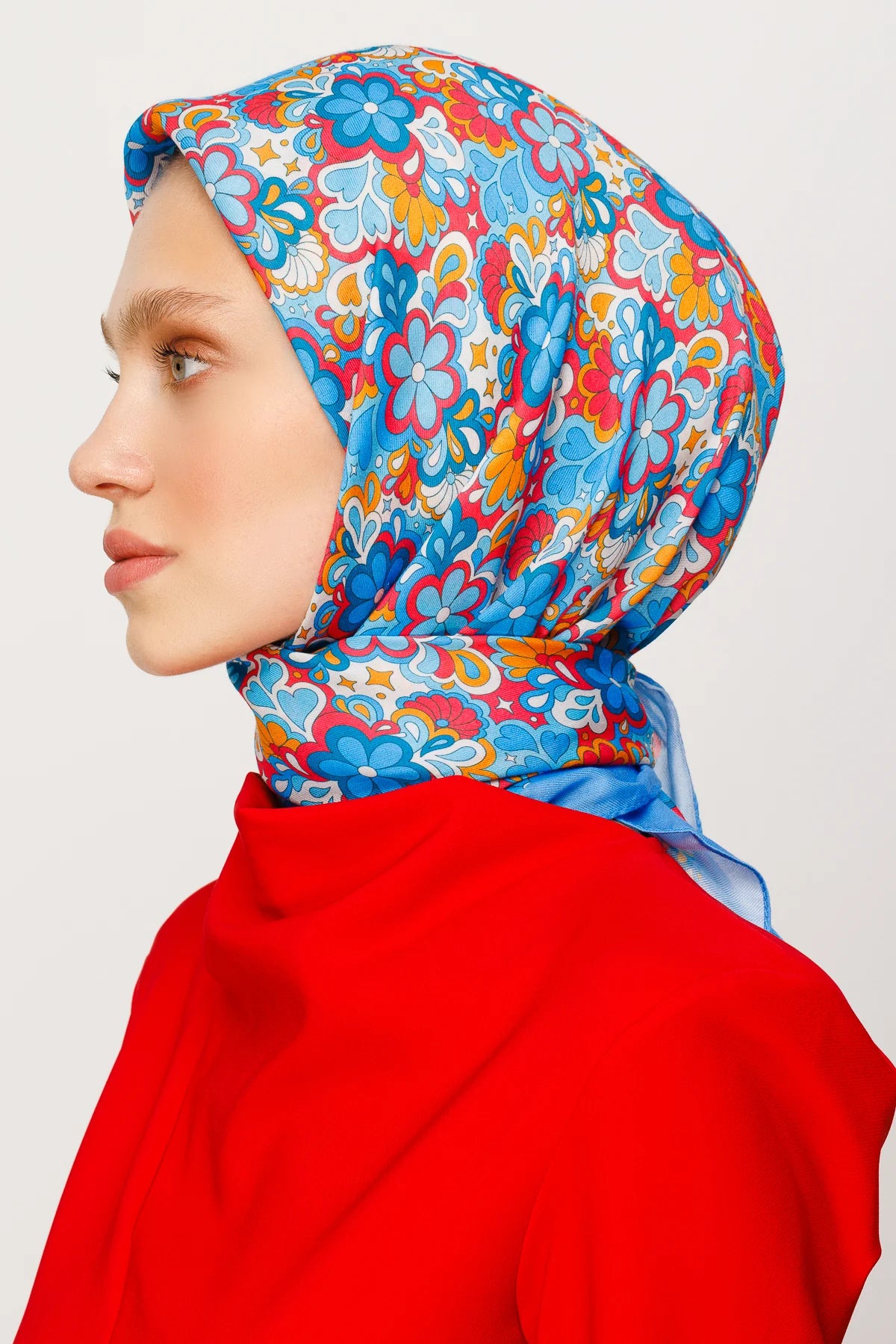 Daisy Desen Dijital Soft Eşarp