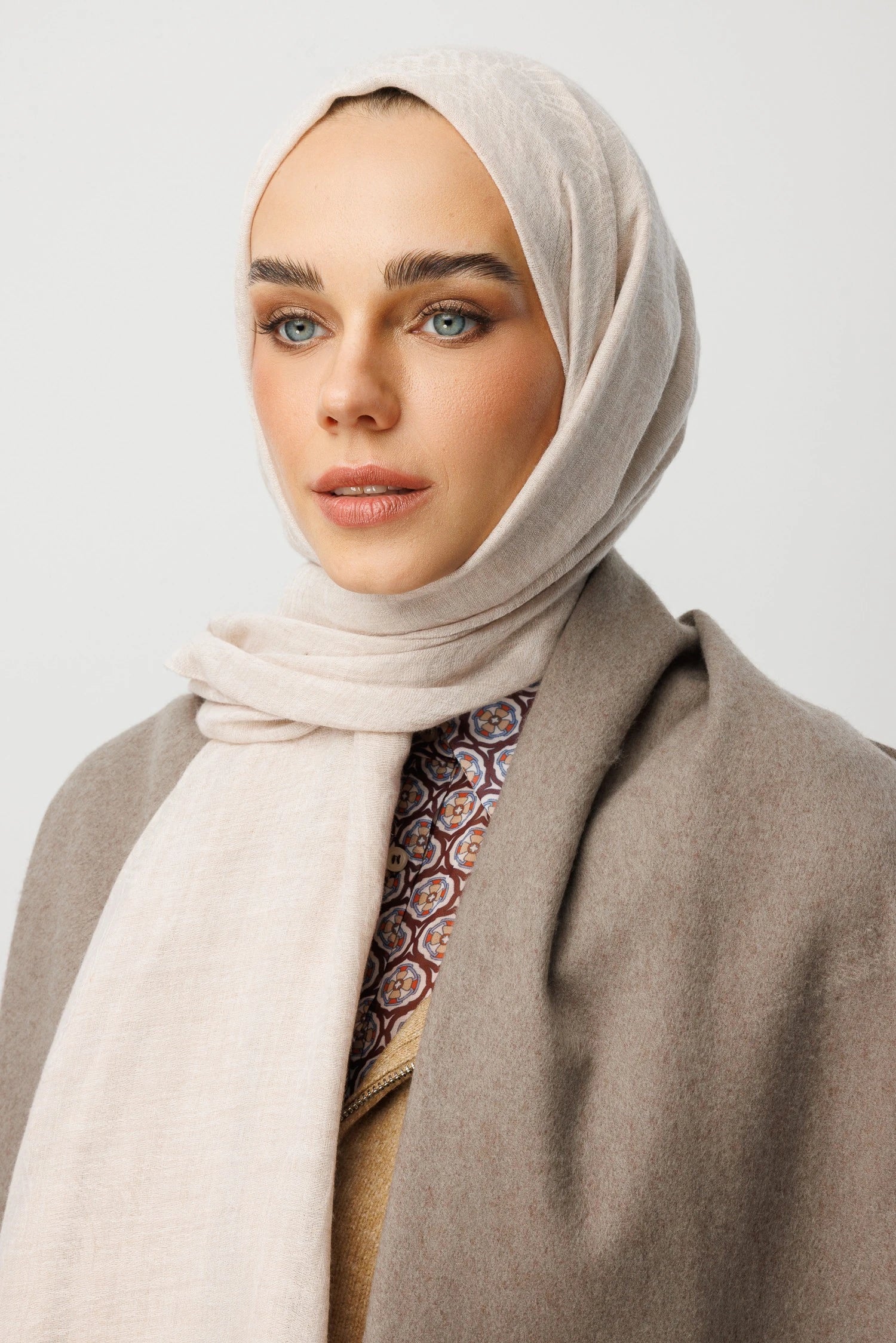 Rumi Desen Yün Kaşmir Şal