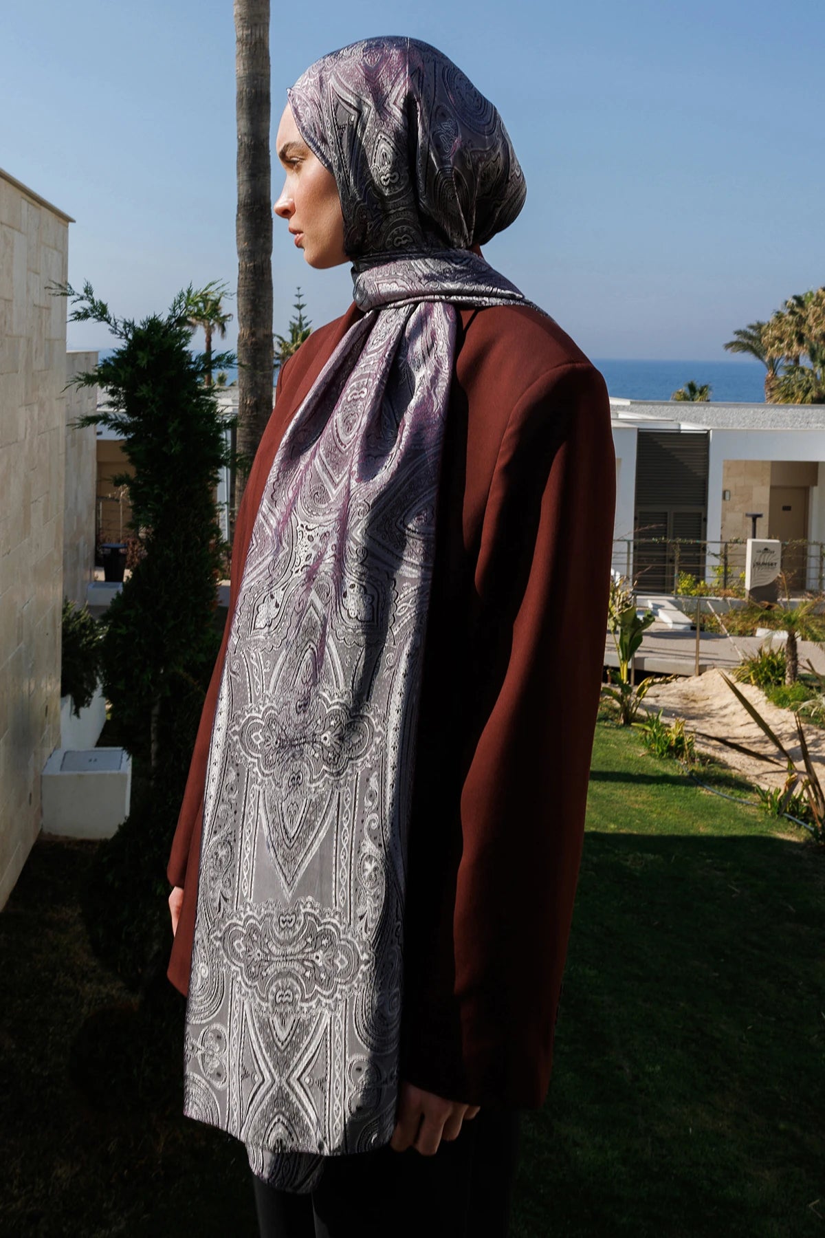 Liva Desen Shine Line Şal