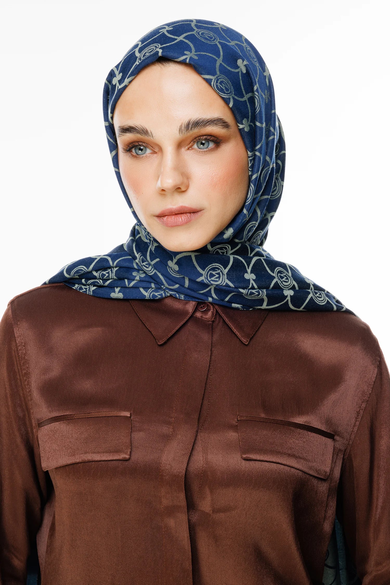 Marrakech Desen Çift Taraflı Şal