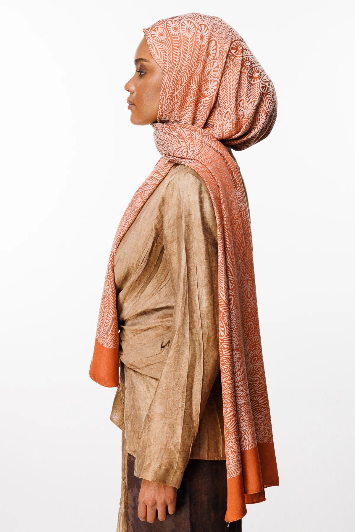 Mayra Desen Çift Taraflı Şal