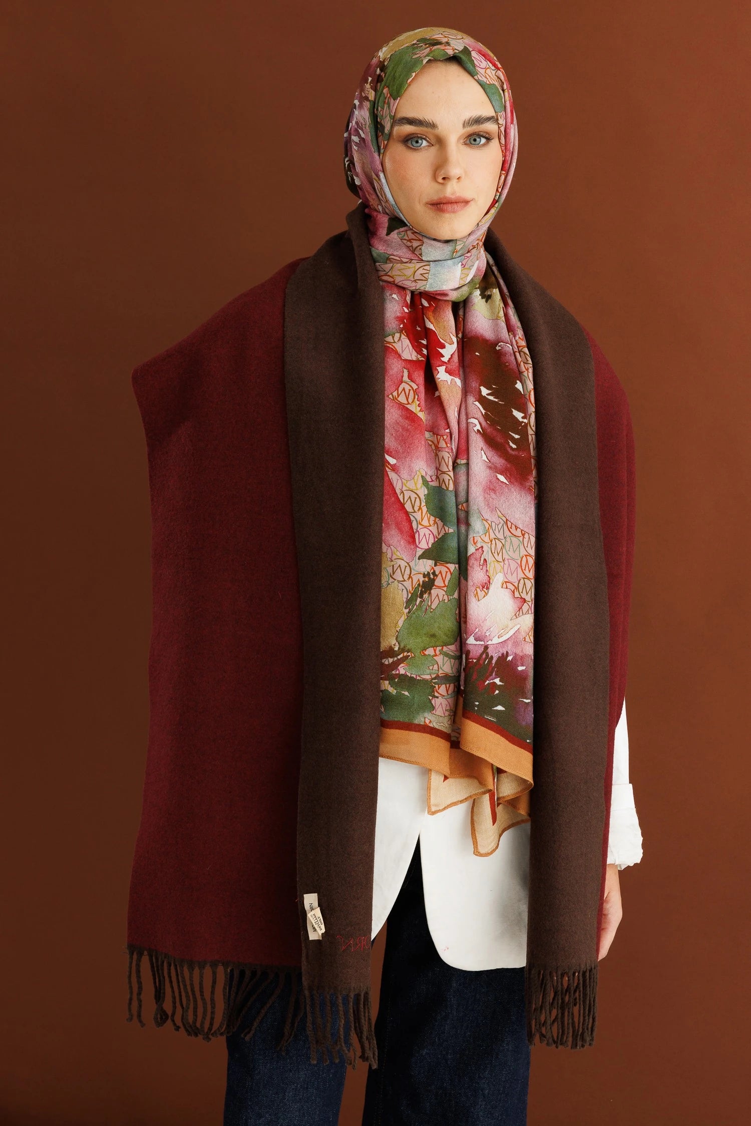 Çift Taraflı Yün Atkı