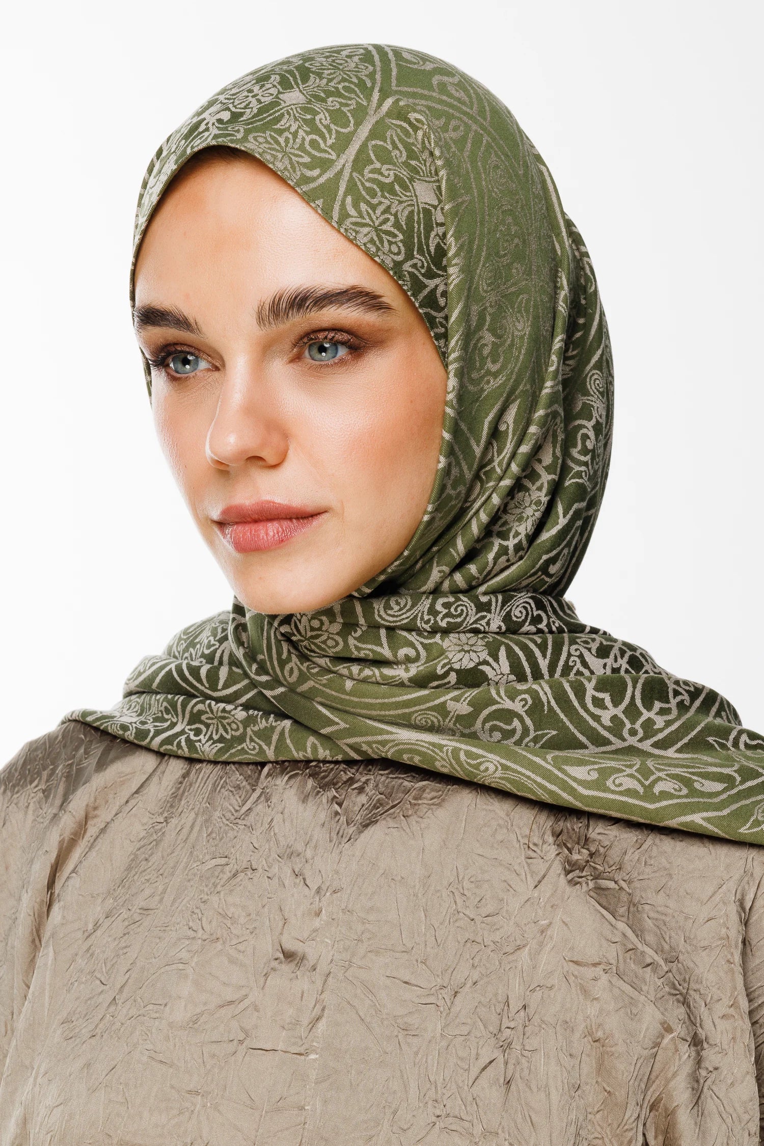 Morocco Desen Çift Taraflı Şal