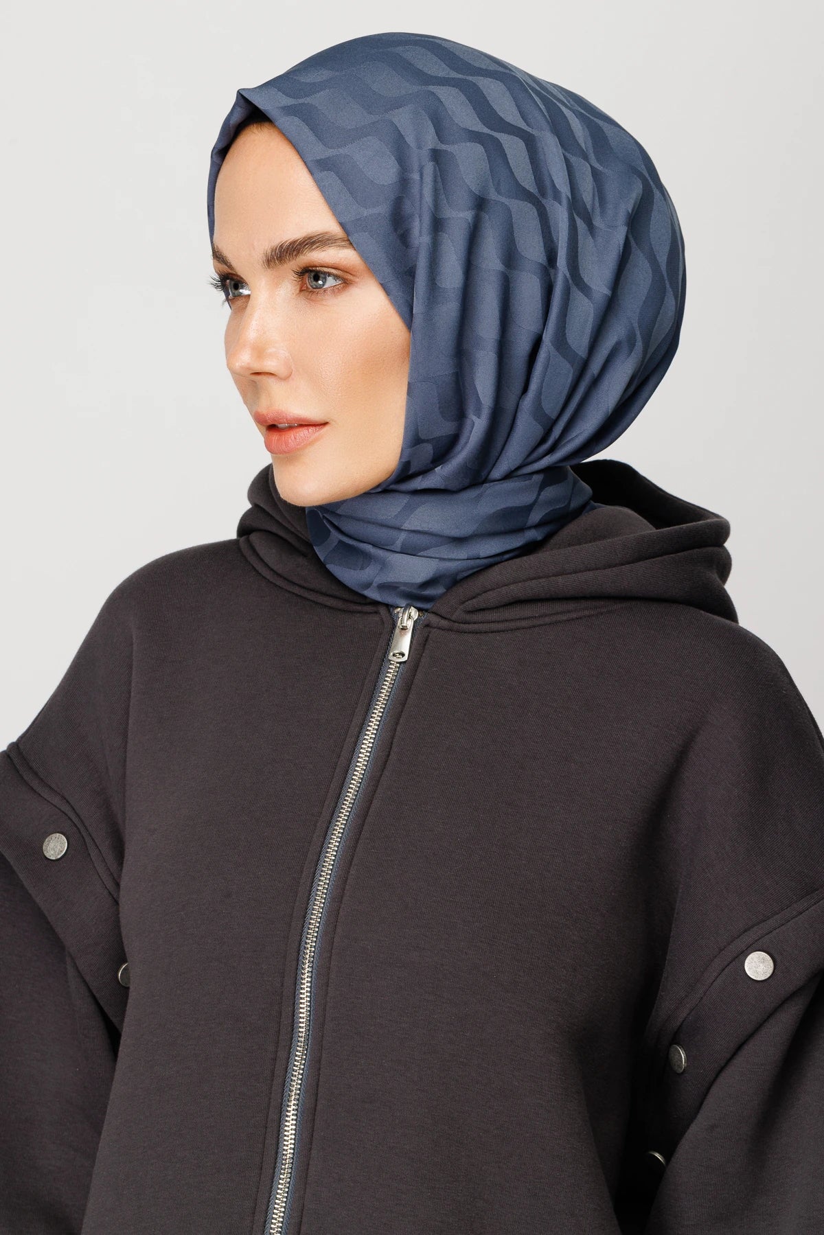 Dalga Desen İpeksi Jakar Şal