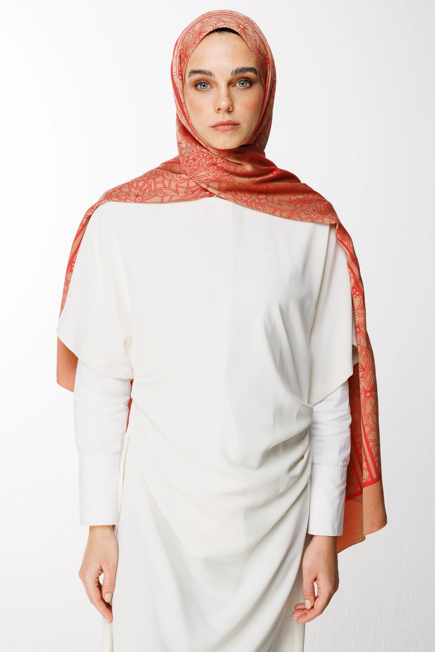 Lavin Desen Çift Taraflı Şal