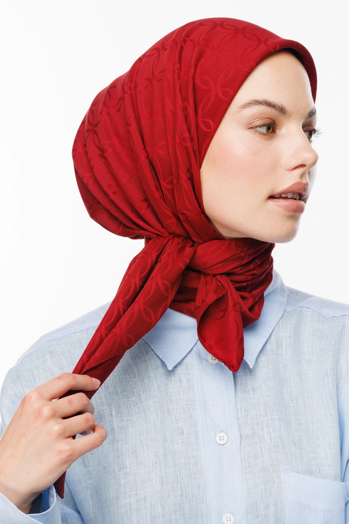 London Desen İpeksi Jakar Eşarp