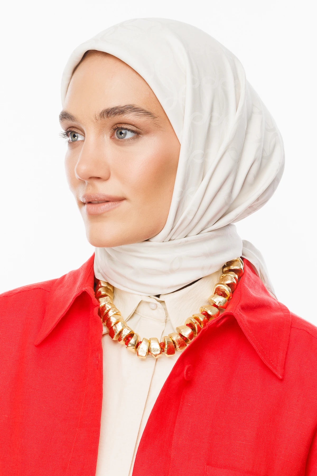 London Desen İpeksi Jakar Eşarp