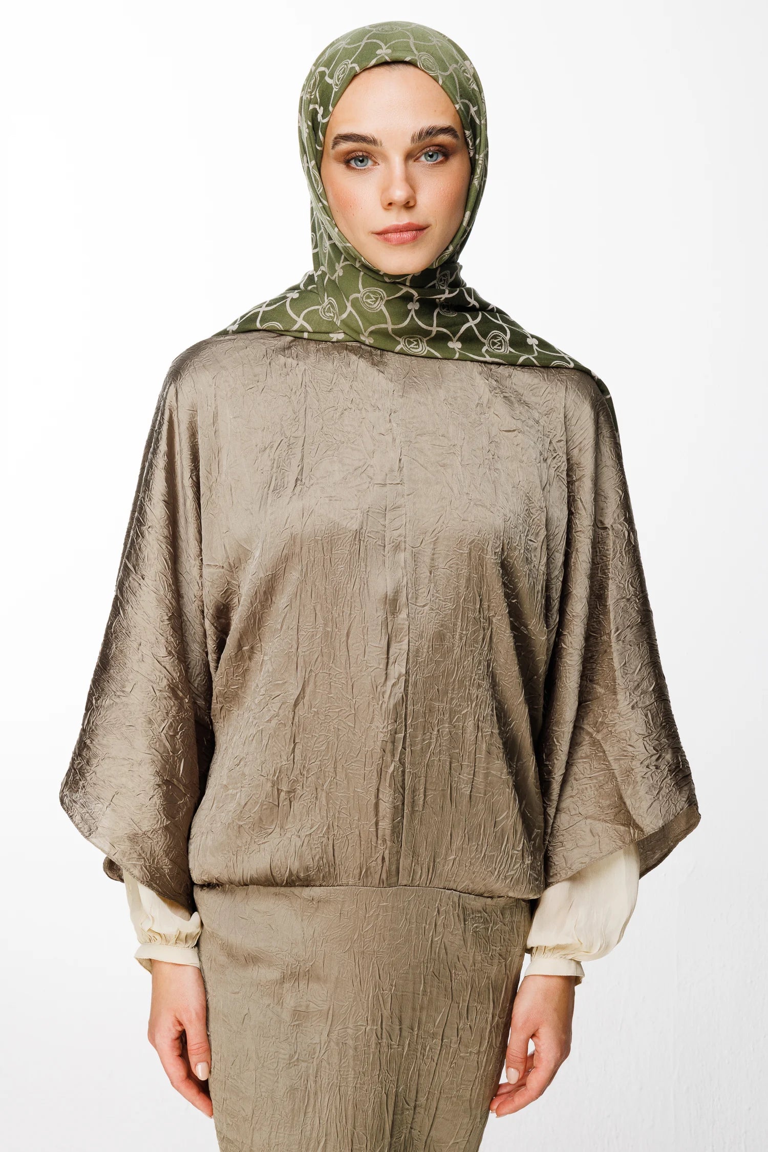 Marrakech Desen Çift Taraflı Şal