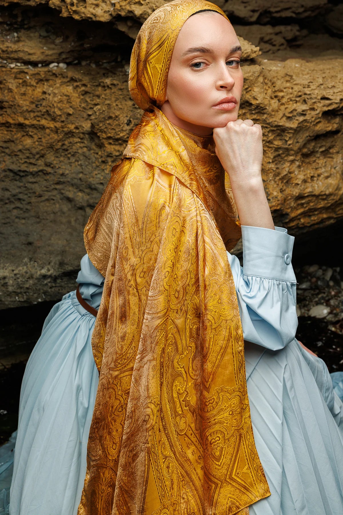 Liva Desen Shine Line Şal