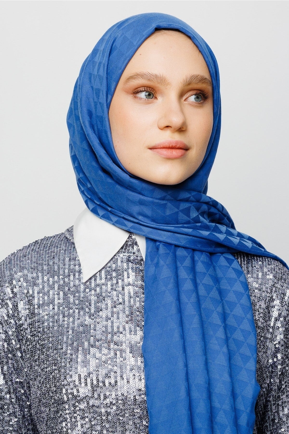 Prizma Desen Pamuk Jakar Şal